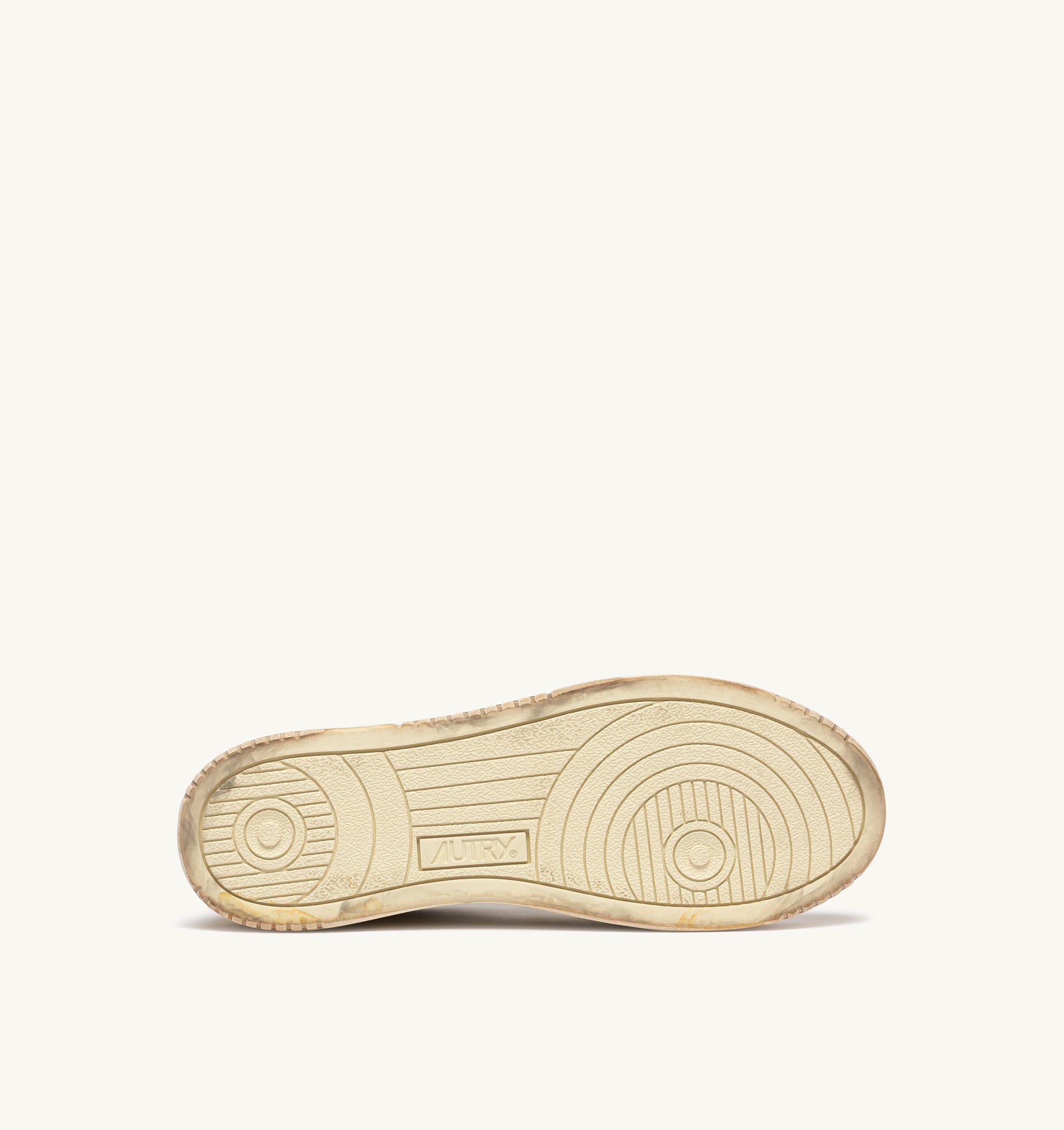 SNEAKERS MEDALIST LOW SUPER VINTAGE IN PELLE BIANCA E GIALLA