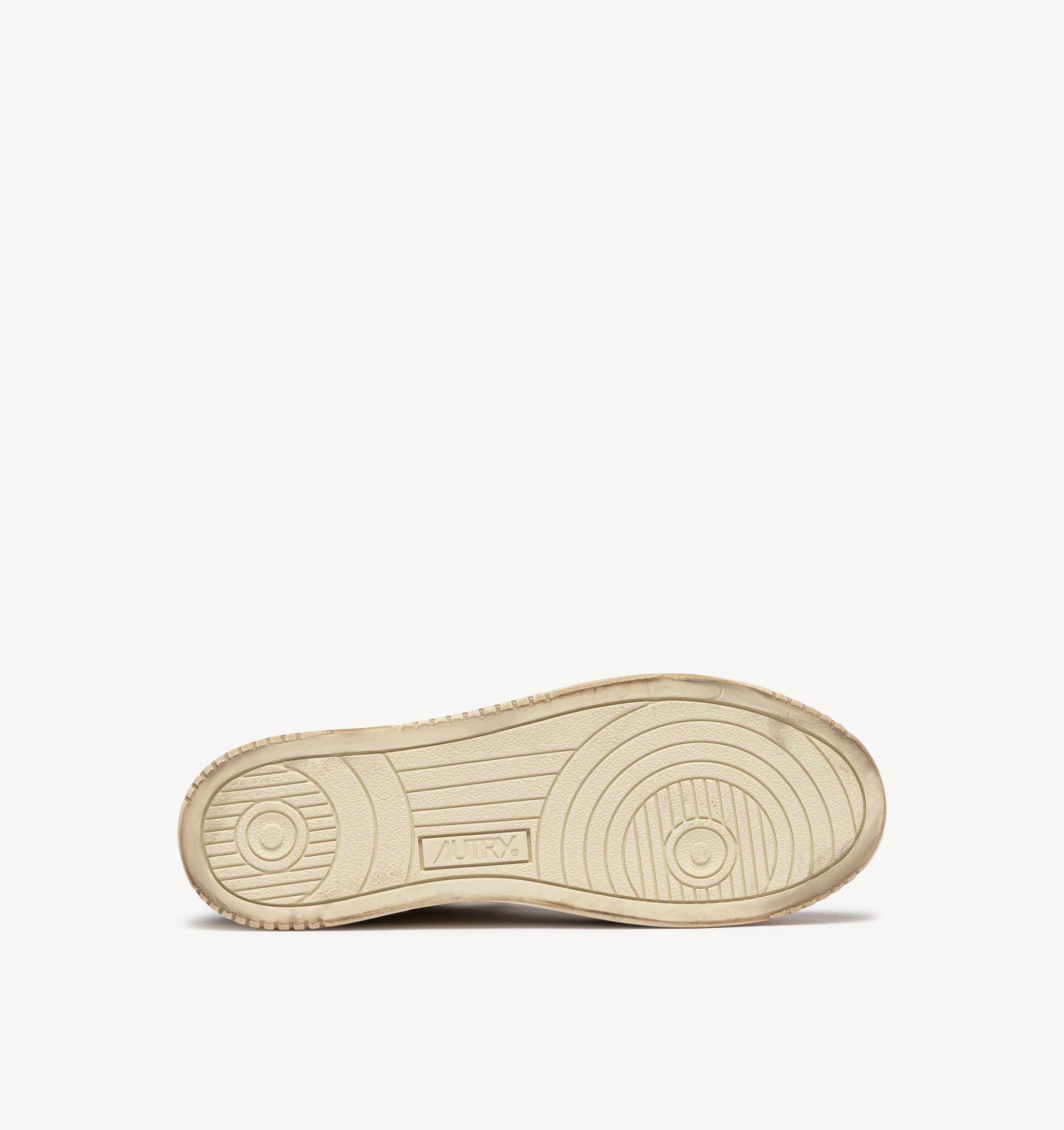 SNEAKERS MEDALIST LOW SUPER VINTAGE IN PELLE BIANCA NERA E MALT MALL