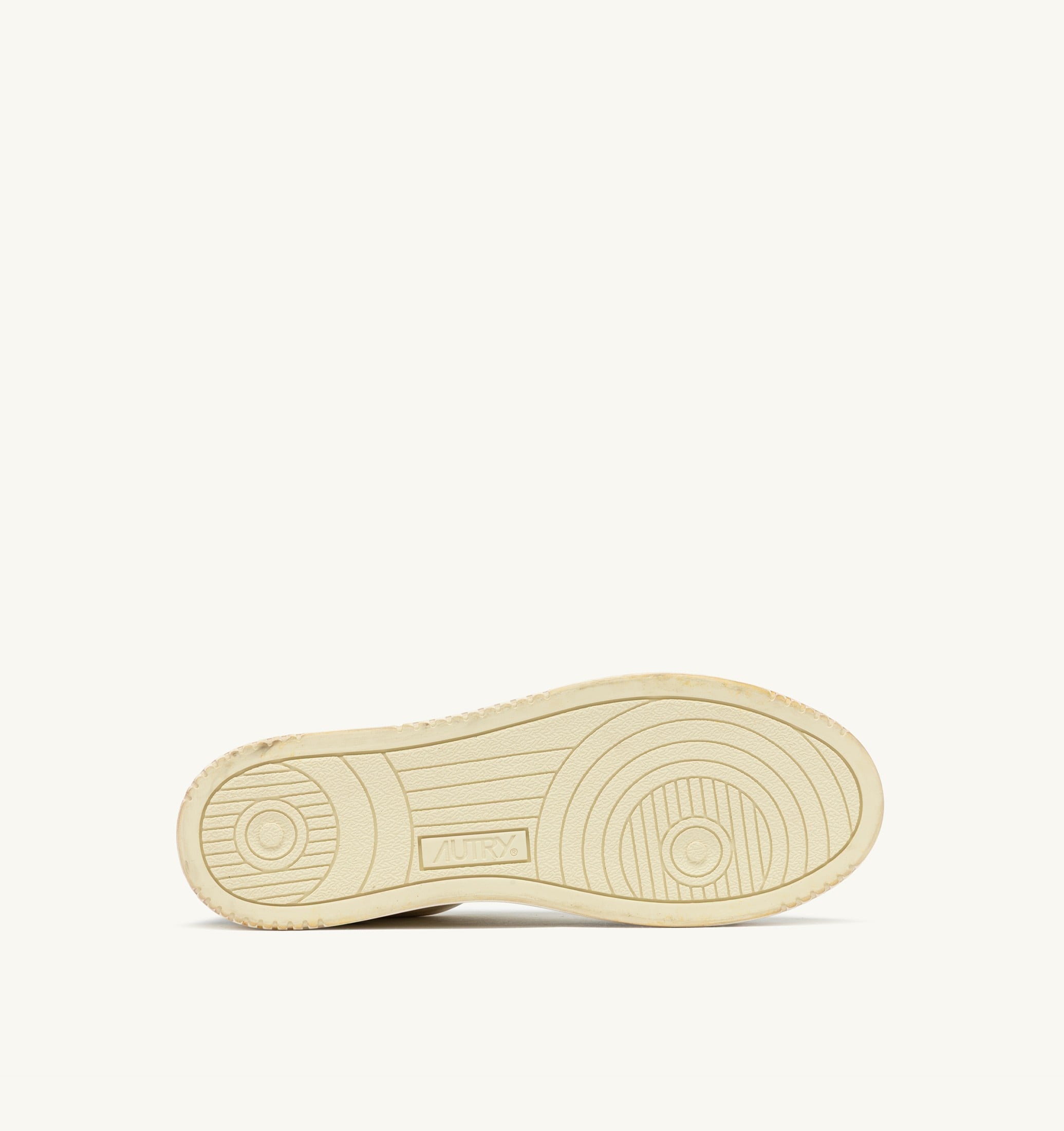 SNEAKERS MEDALIST LOW SUPER VINTAGE IN PELLE LIMESTONE BIANCA E BLUE