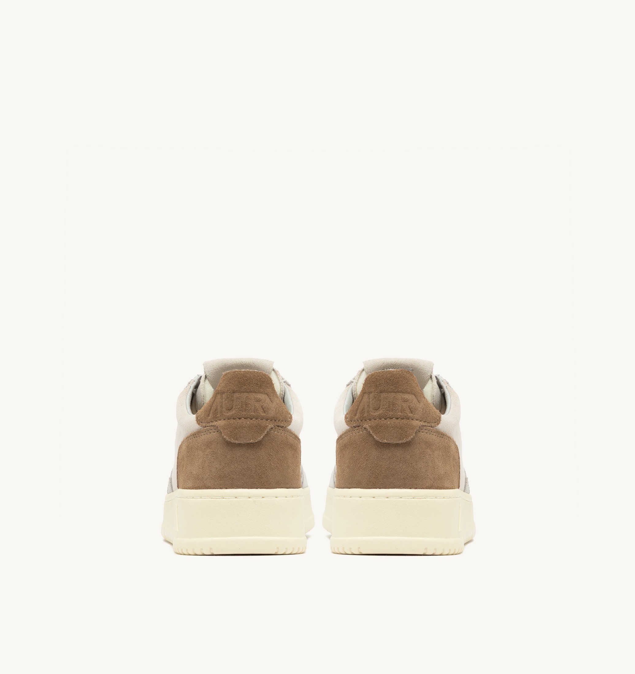 SNEAKERS MEDALIST LOW TRICOLOR IN SUEDE BIANCO CIGAR E VAPOR