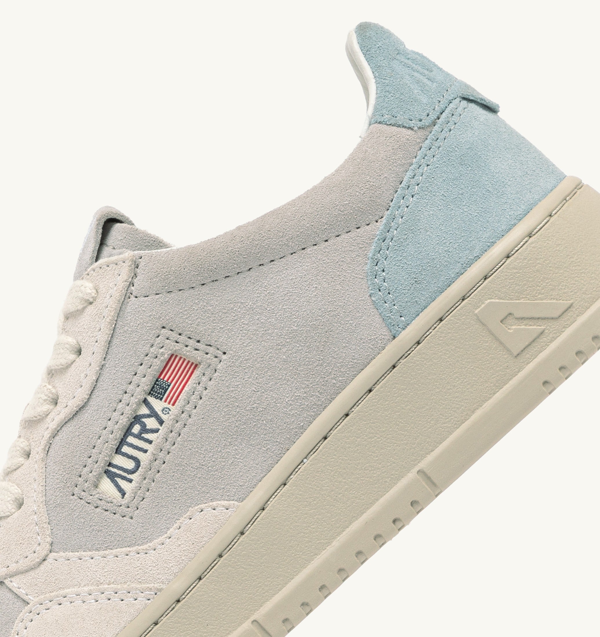 SNEAKERS MEDALIST LOW TRICOLOR IN SUEDE BIANCO SKY E LOFT