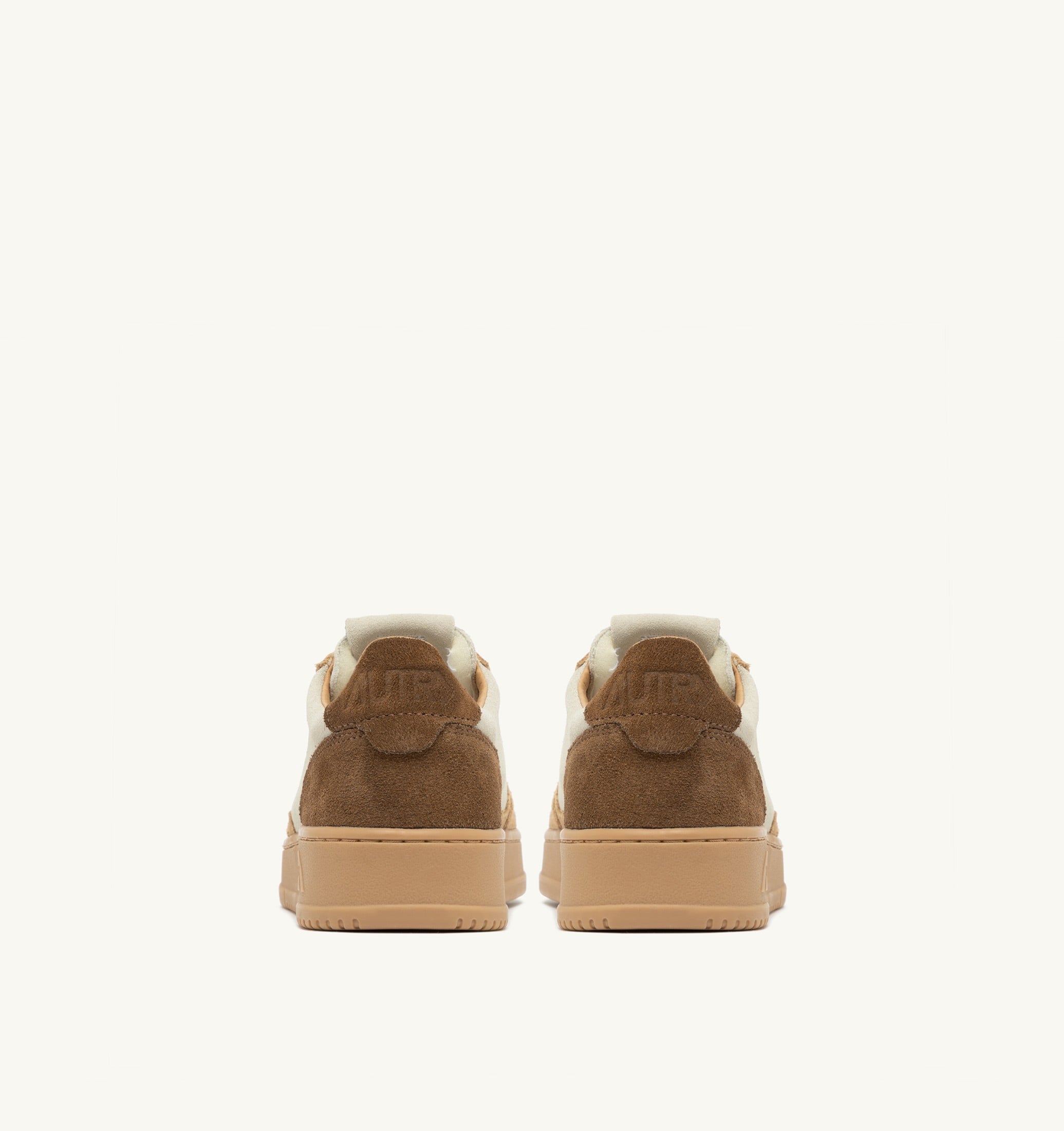 SNEAKERS MEDALIST LOW TRICOLOR IN SUEDE TUNDRA EGG E PEANUT
