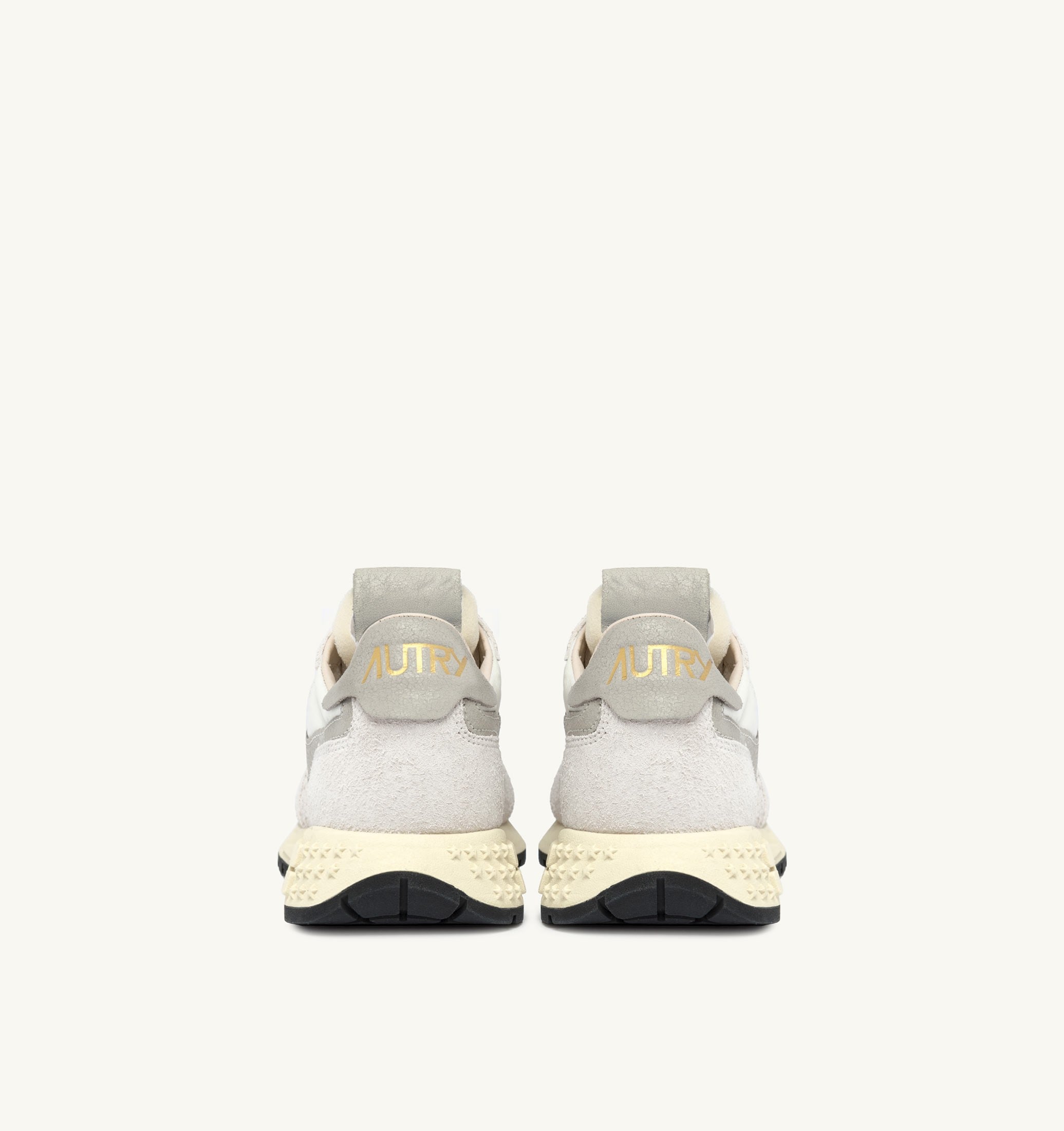 SNEAKERS REELWIND LOW IN NYLON E SUEDE BIANCO