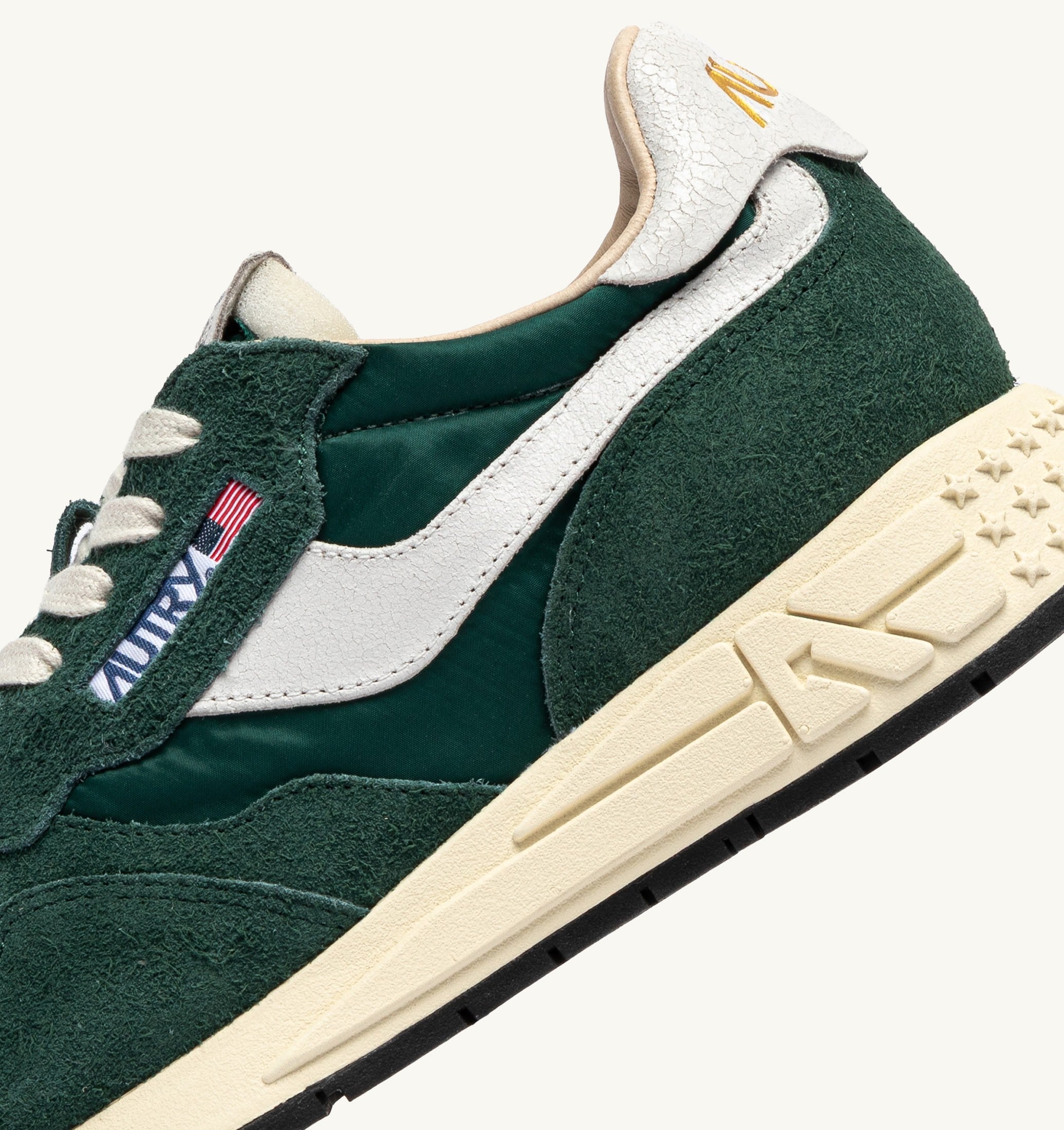 SNEAKERS REELWIND LOW IN NYLON E SUEDE BIANCO E BOTANICAL GARDEN