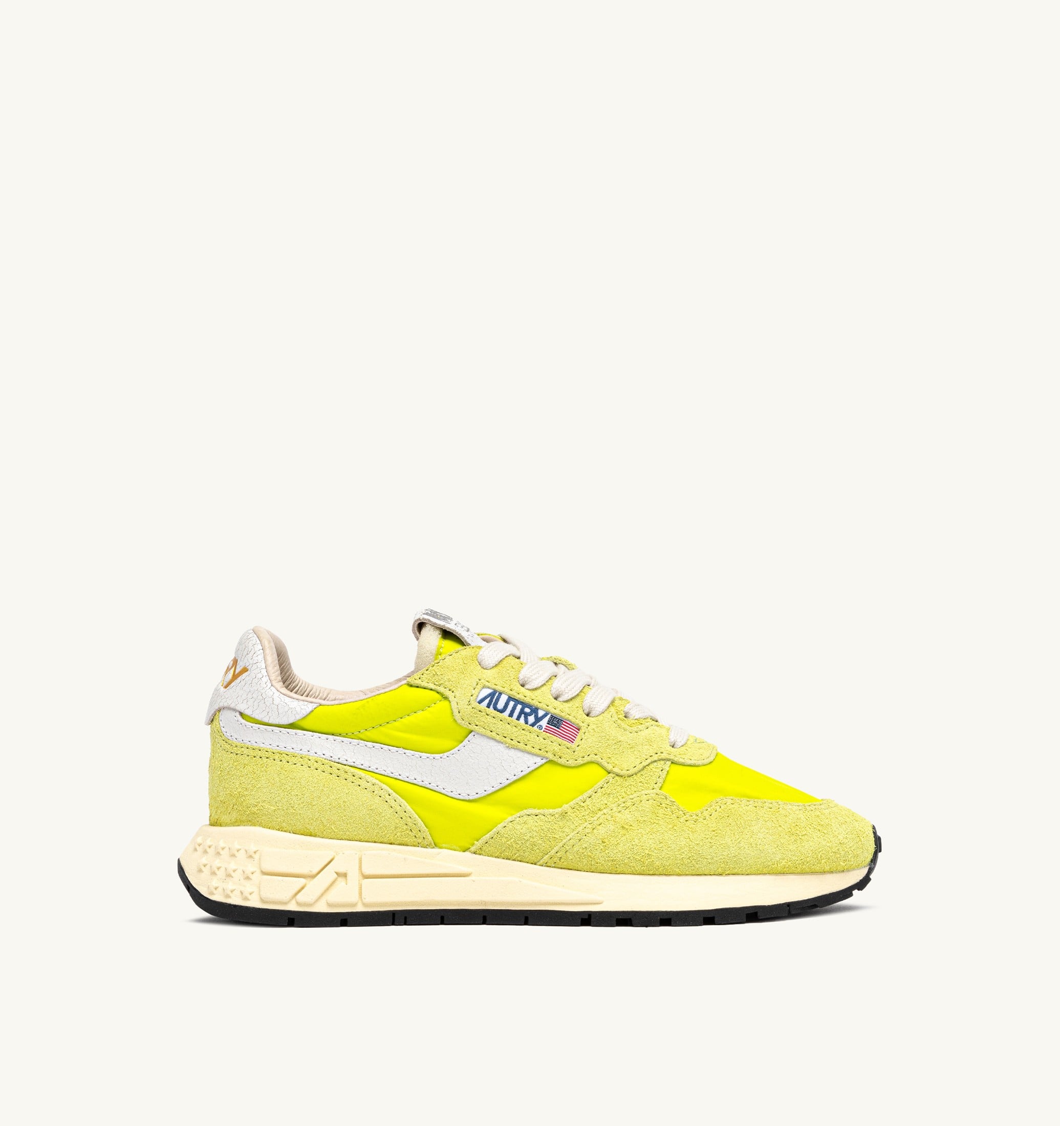 SNEAKERS REELWIND LOW IN NYLON E SUEDE BIANCO E EVENING PRIMROSE