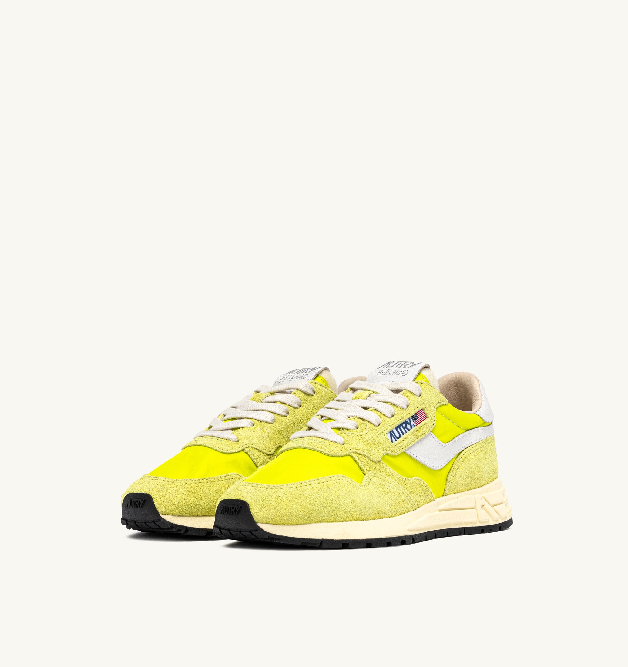 SNEAKERS REELWIND LOW IN NYLON E SUEDE BIANCO E EVENING PRIMROSE