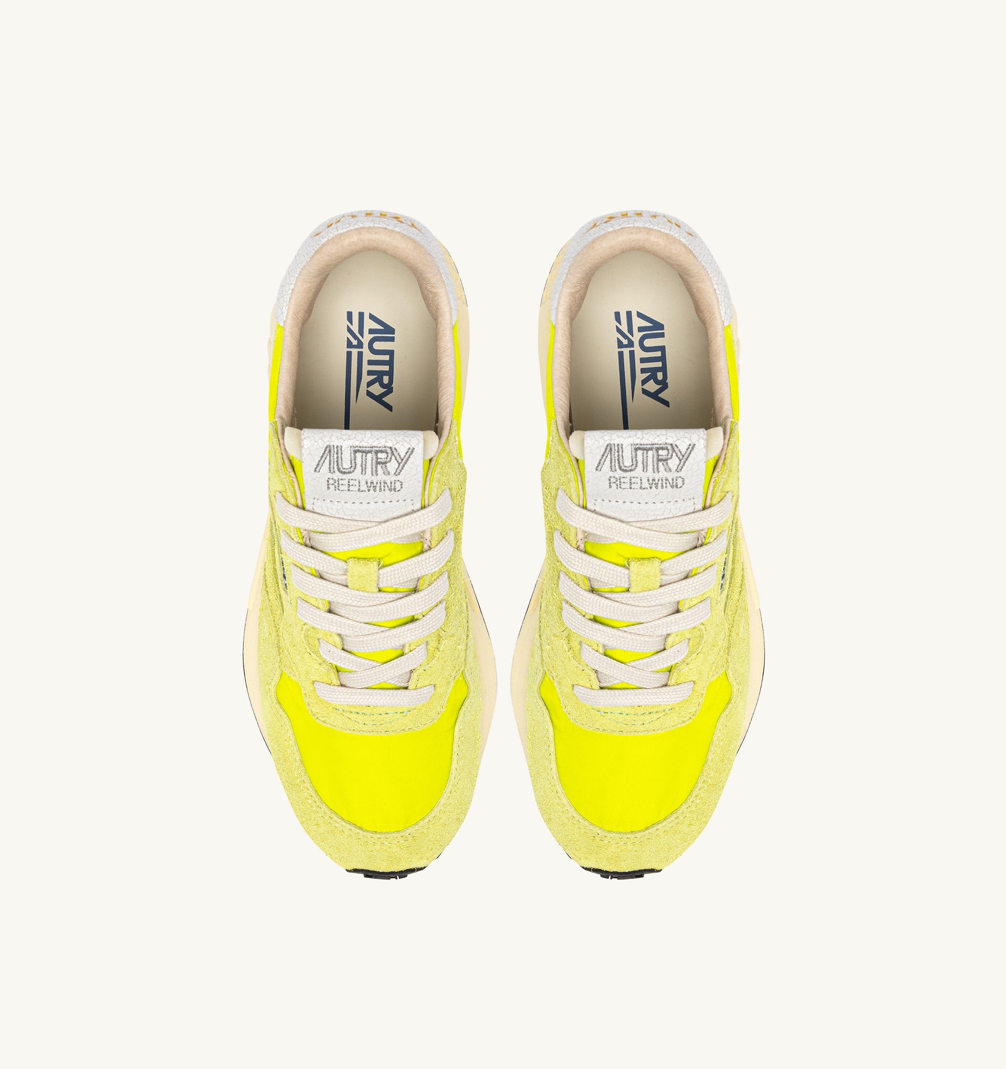 SNEAKERS REELWIND LOW IN NYLON E SUEDE BIANCO E EVENING PRIMROSE