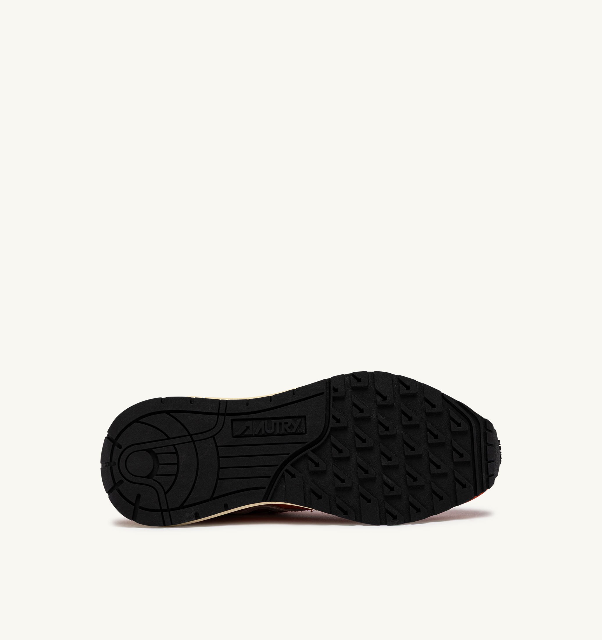SNEAKERS REELWIND LOW IN NYLON E SUEDE BIANCO E ORANGE RUST