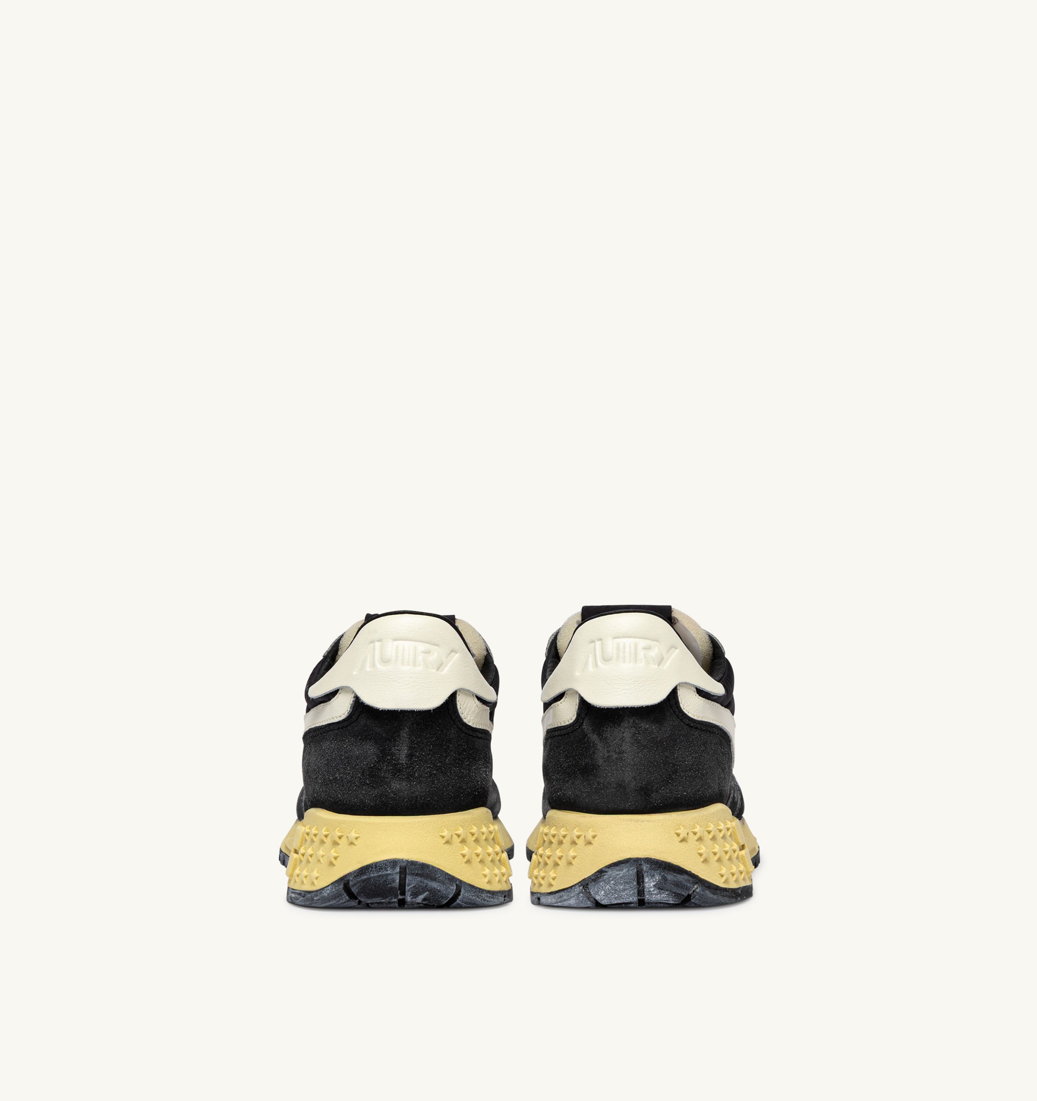 SNEAKERS REELWIND LOW IN NYLON E SUEDE BLACK SUGAR E MARSHMALLOW