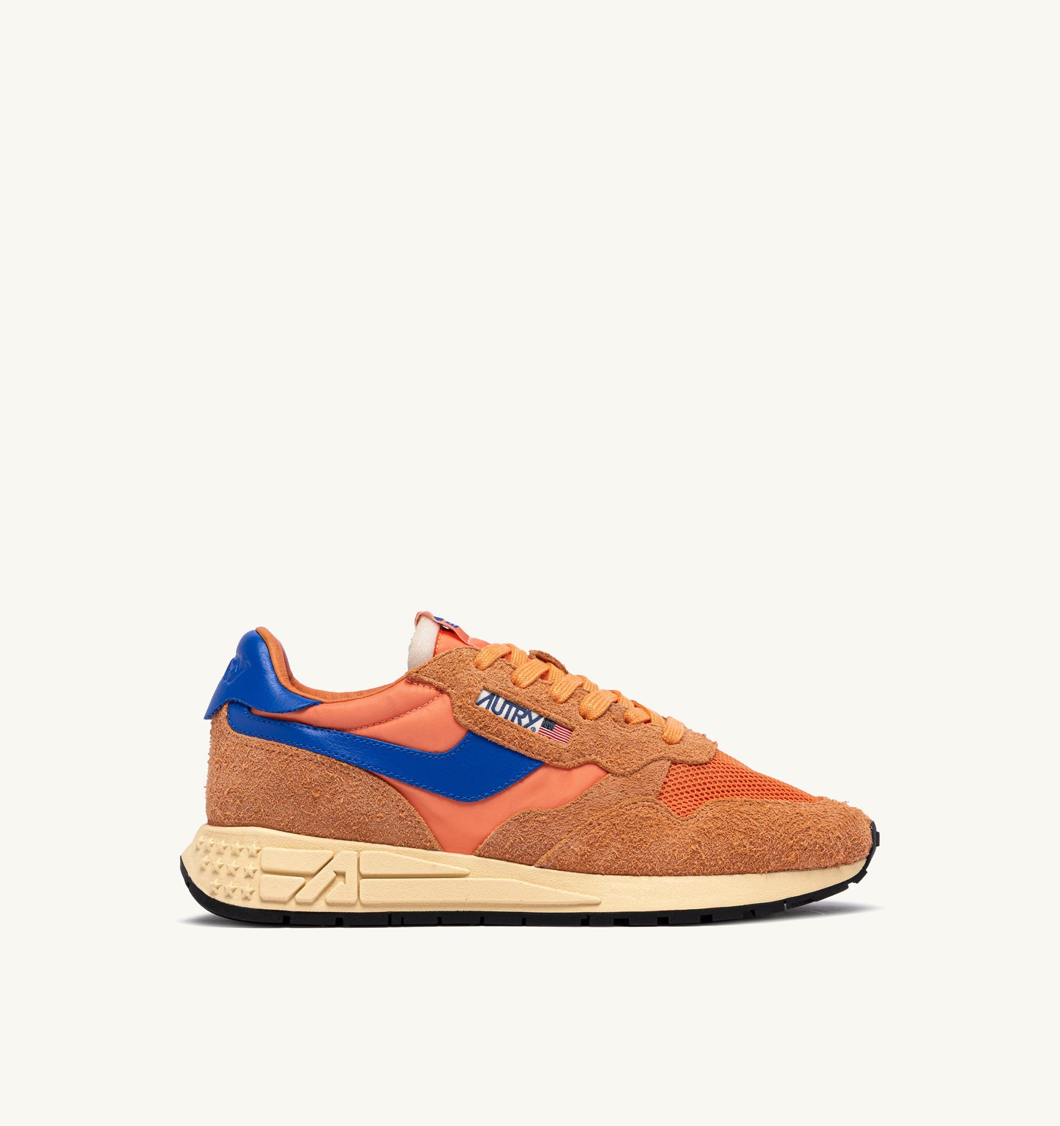 SNEAKERS REELWIND LOW IN NYLON E SUEDE CANOVA E STRONG BLUE