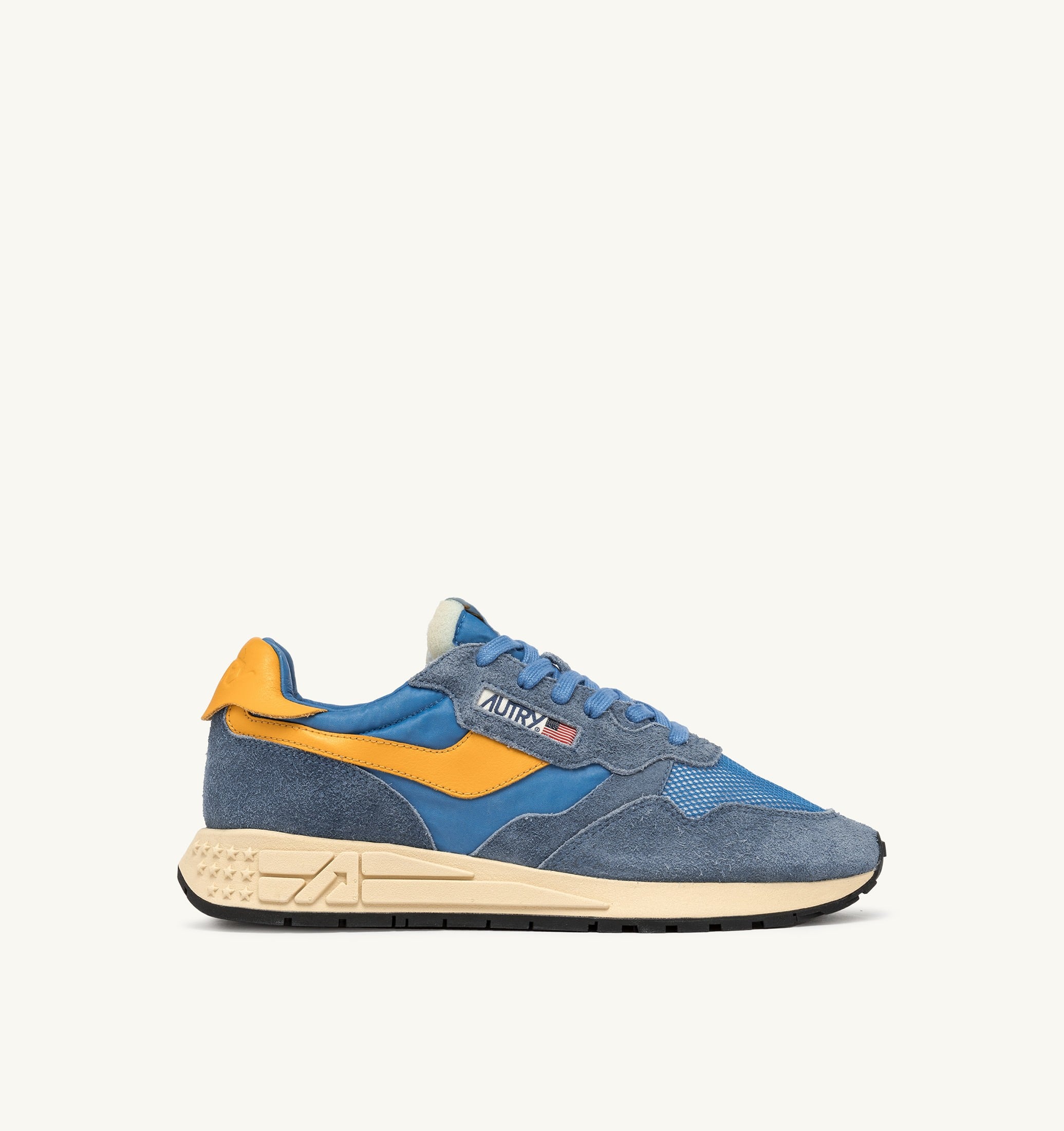 SNEAKERS REELWIND LOW IN NYLON E SUEDE CENBLE E GOLD FUSION