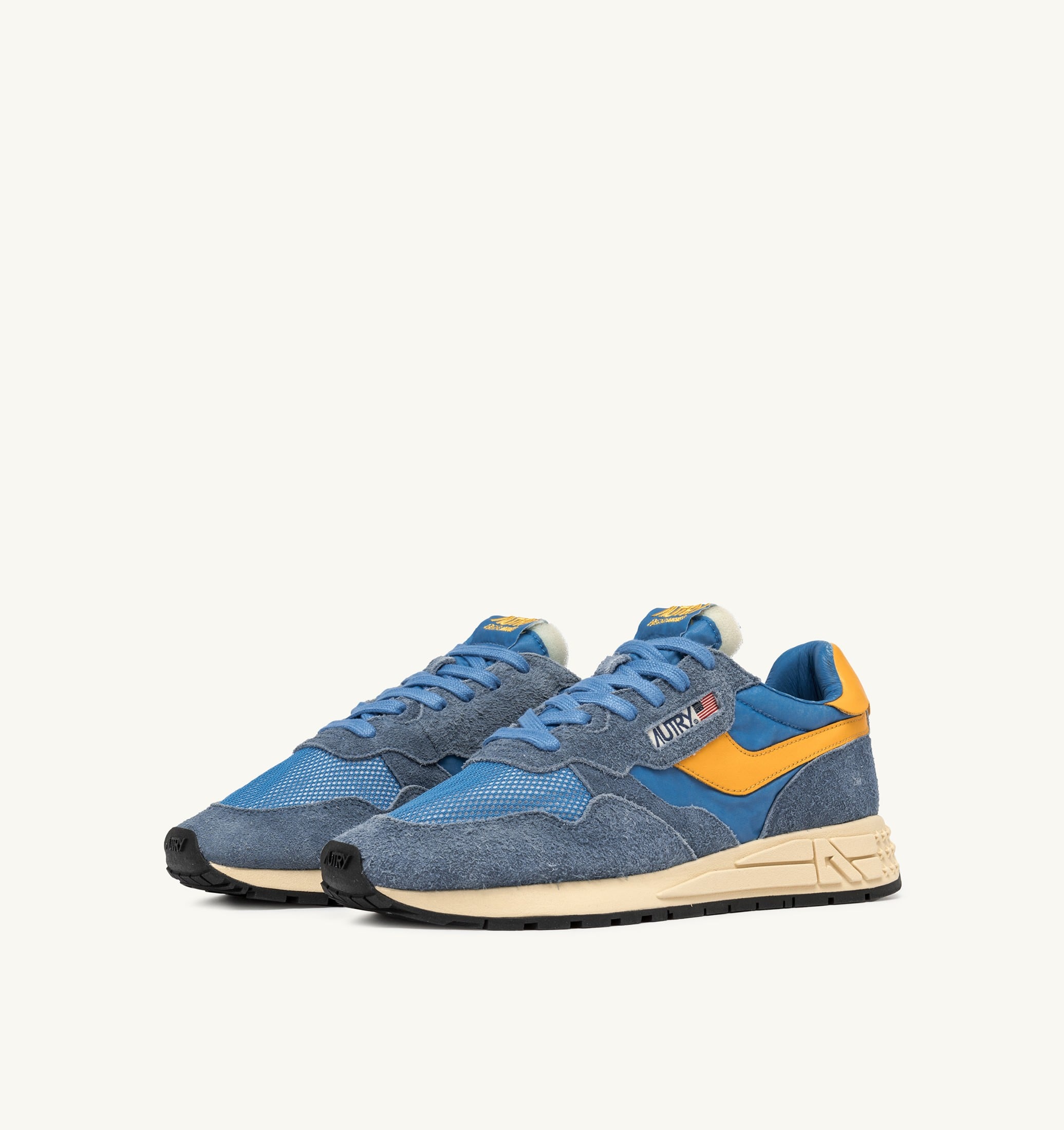 SNEAKERS REELWIND LOW IN NYLON E SUEDE CENBLE E GOLD FUSION