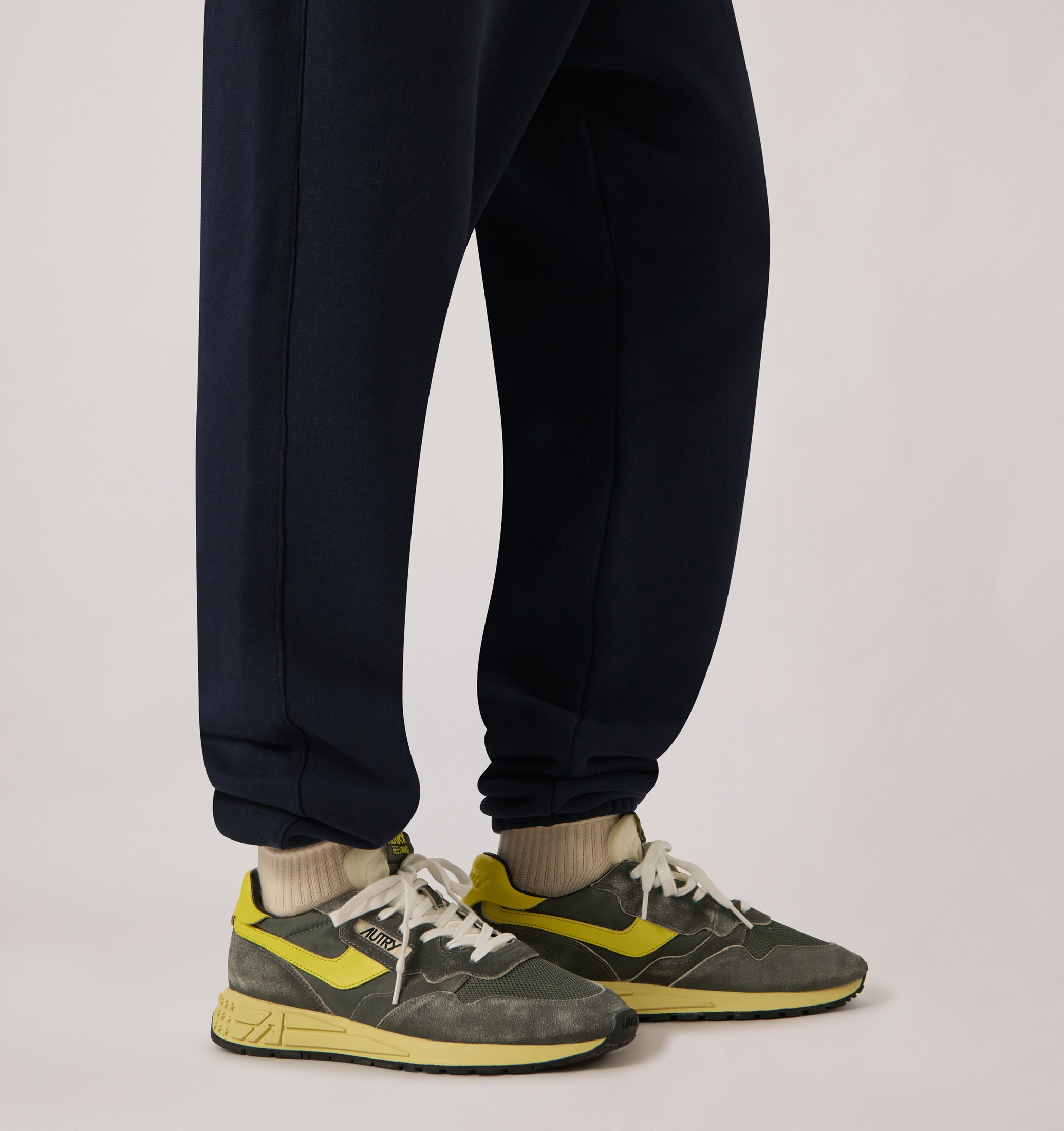 SNEAKERS REELWIND LOW IN NYLON E SUEDE DEEP GREEN SUGAR E QUINCE
