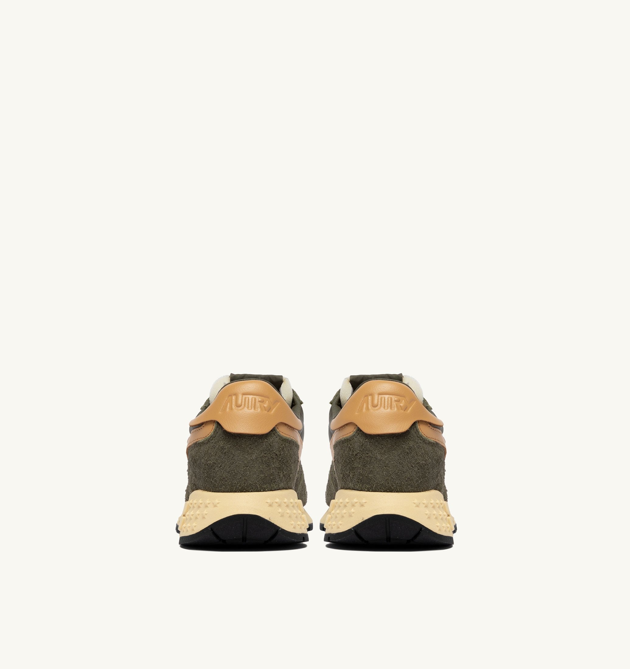 SNEAKERS REELWIND LOW IN NYLON E SUEDE KAHKI E TAFFY