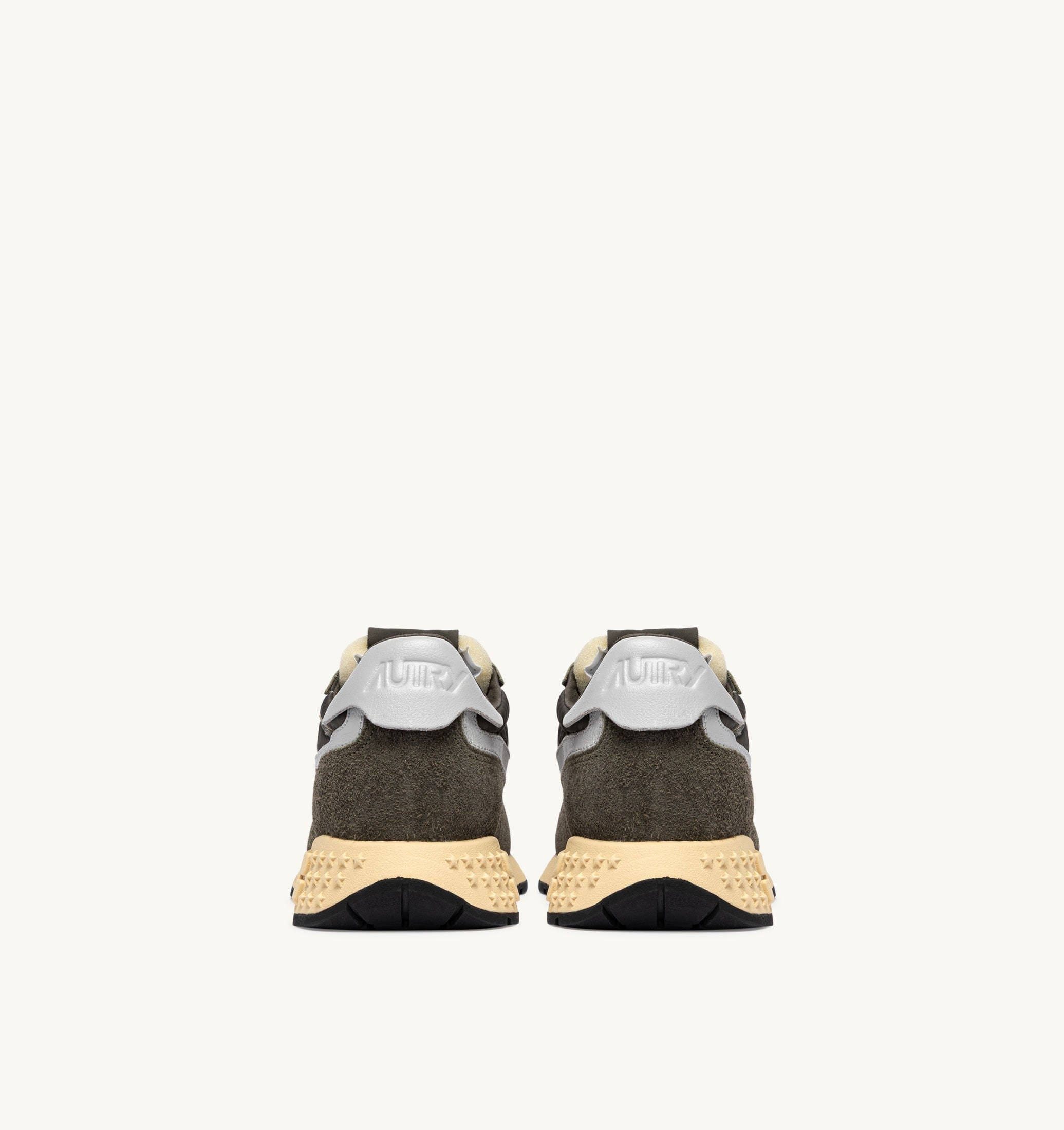 SNEAKERS REELWIND LOW IN NYLON E SUEDE OLIVE NIGHT E HARBOR MIST