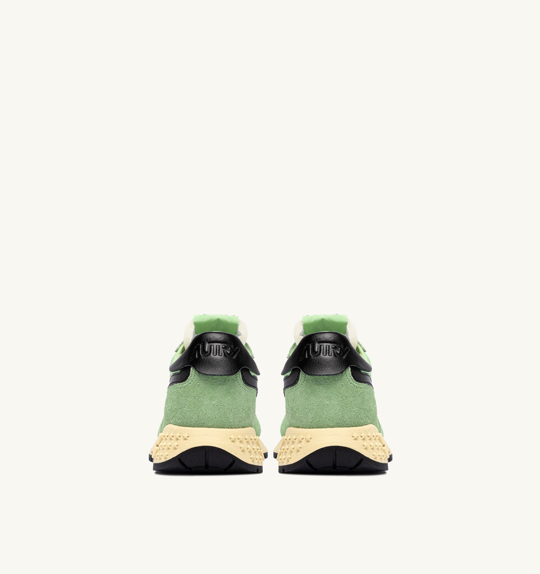 SNEAKERS REELWIND LOW IN NYLON E SUEDE PISTACCHIO E NERO