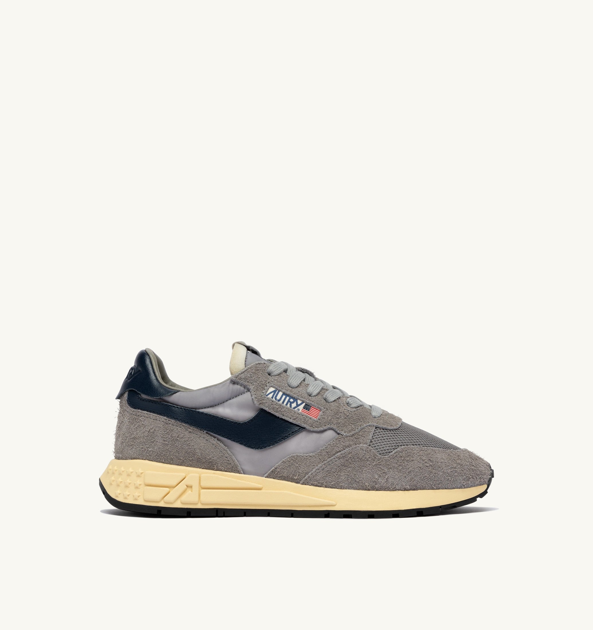 SNEAKERS REELWIND LOW IN NYLON E SUEDE PLUMBEO E BLUE SPACE