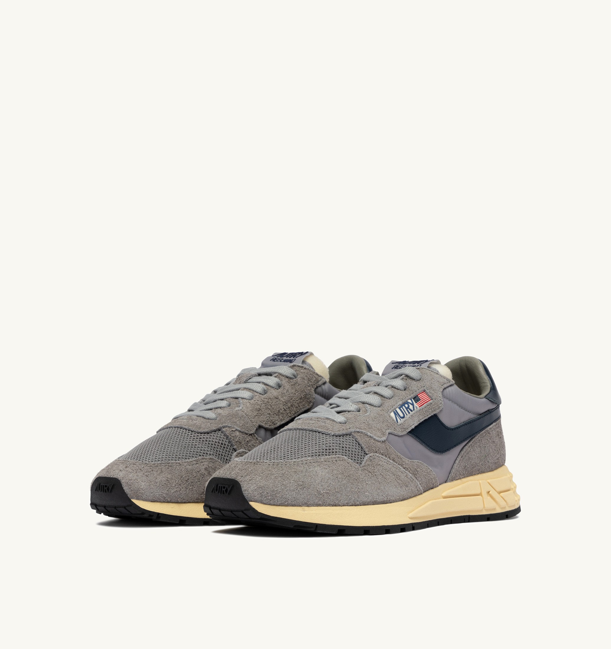 SNEAKERS REELWIND LOW IN NYLON E SUEDE PLUMBEO E BLUE SPACE