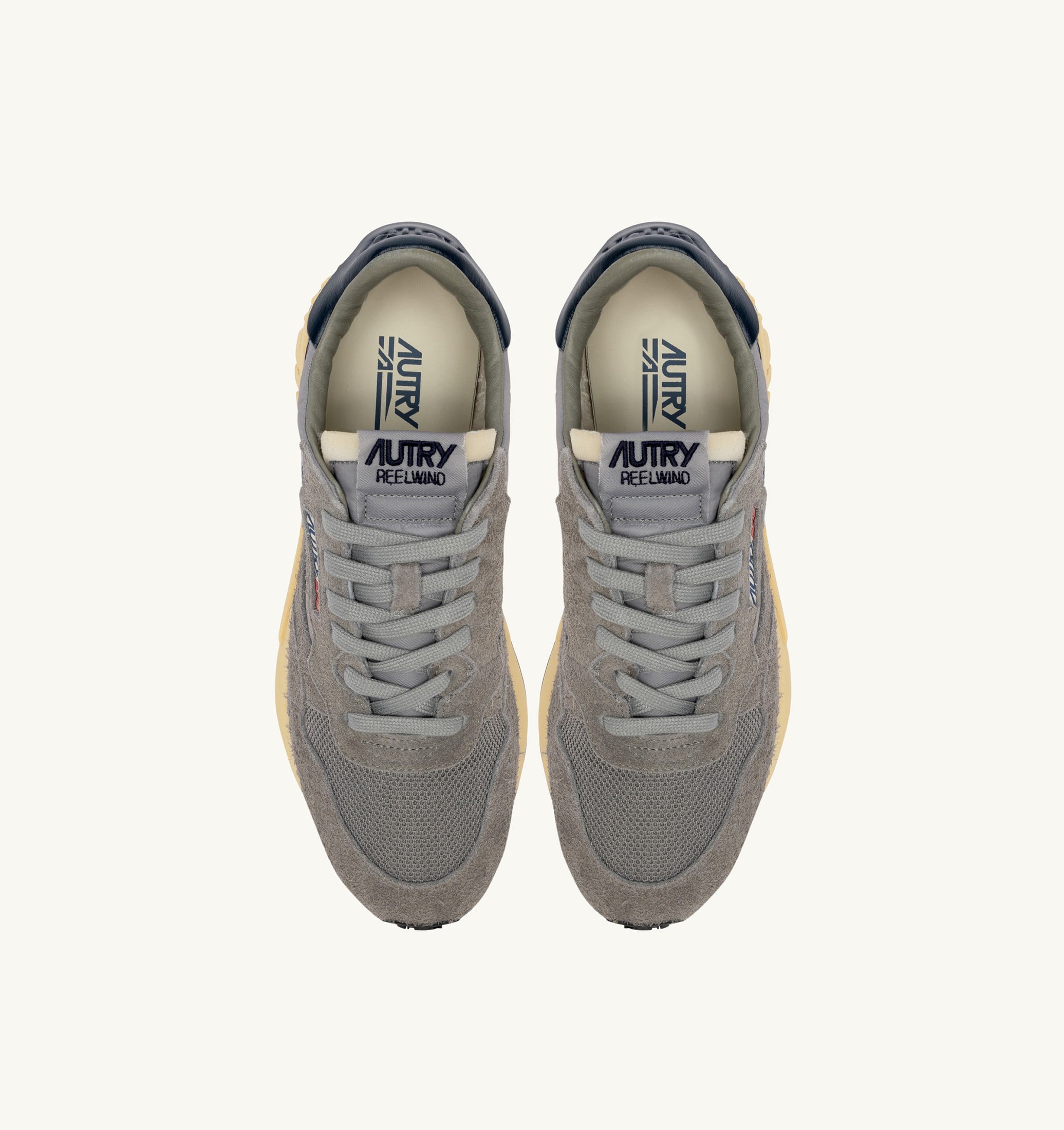 SNEAKERS REELWIND LOW IN NYLON E SUEDE PLUMBEO E BLUE SPACE