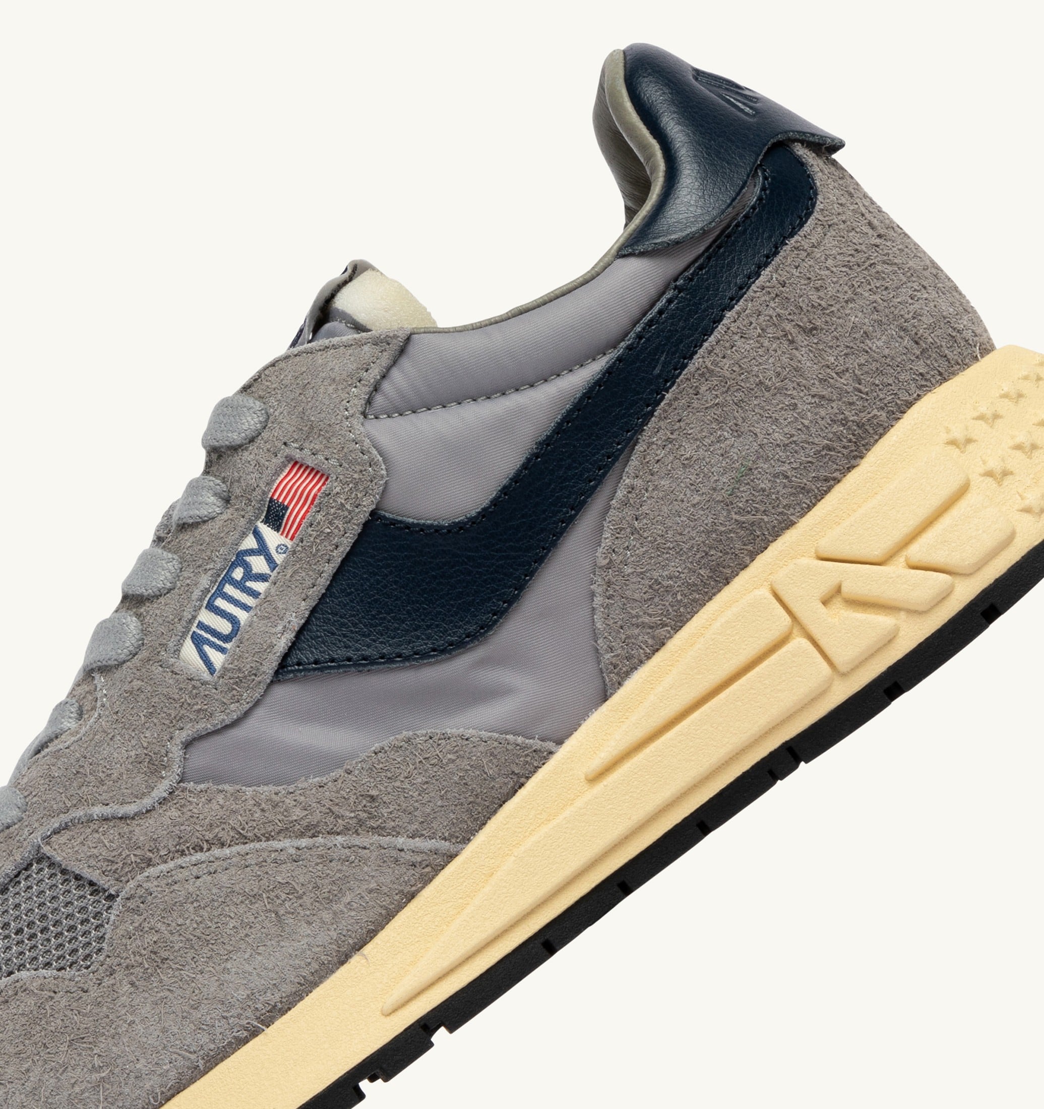 SNEAKERS REELWIND LOW IN NYLON E SUEDE PLUMBEO E BLUE SPACE