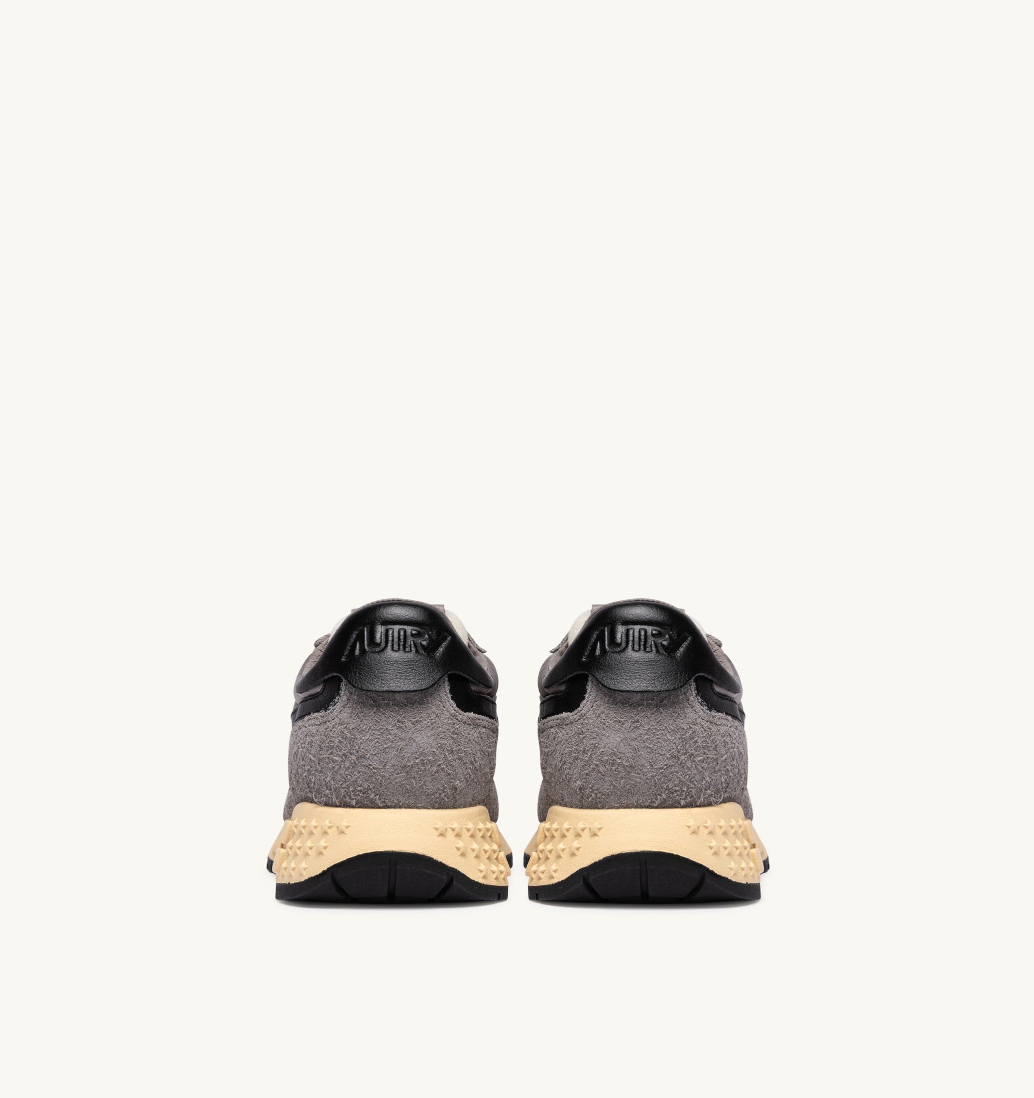 SNEAKERS REELWIND LOW IN NYLON E SUEDE PLUMBEO E NERO