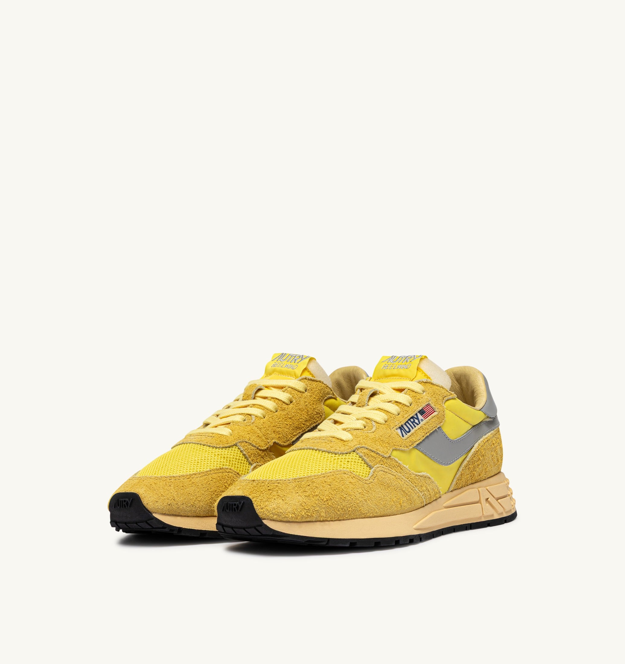 SNEAKERS REELWIND LOW IN NYLON E SUEDE POPCORN E VAPOR