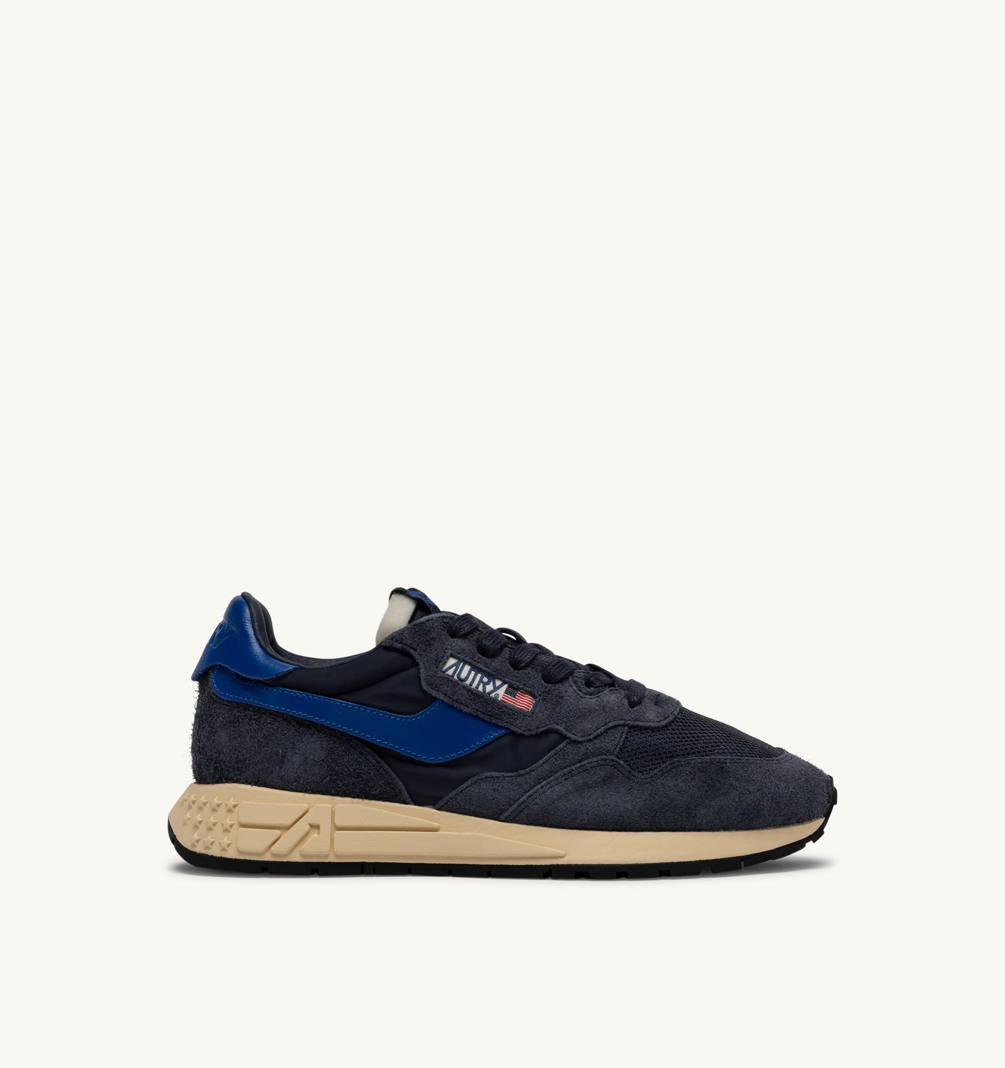 SNEAKERS REELWIND LOW IN NYLON E SUEDE SPACE BLUE E LAPIS BLUE