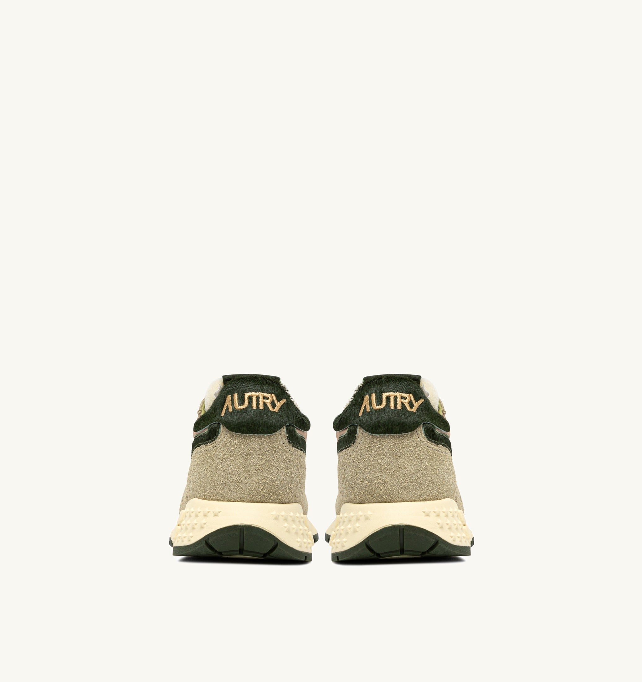 SNEAKERS REELWIND LOW IN NYLON E SUEDE SPONGE E VERDE