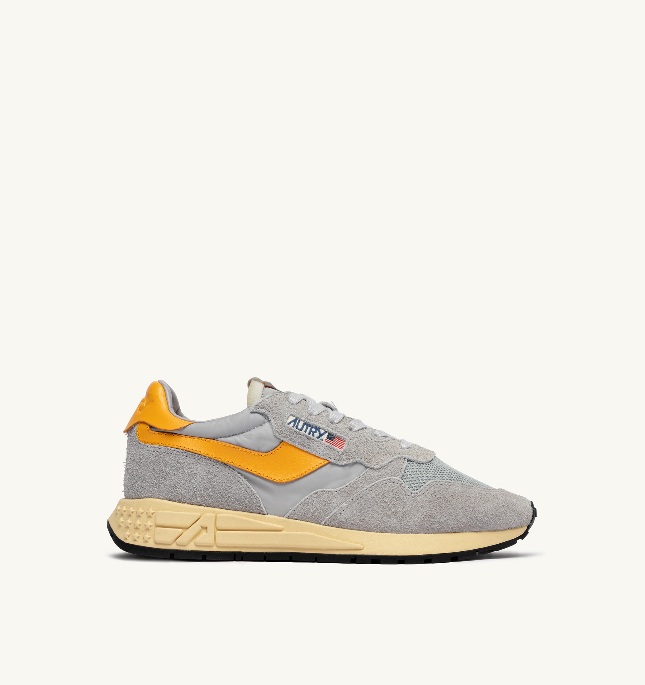 SNEAKERS REELWIND LOW IN NYLON E SUEDE VAPOR E BEESWAX