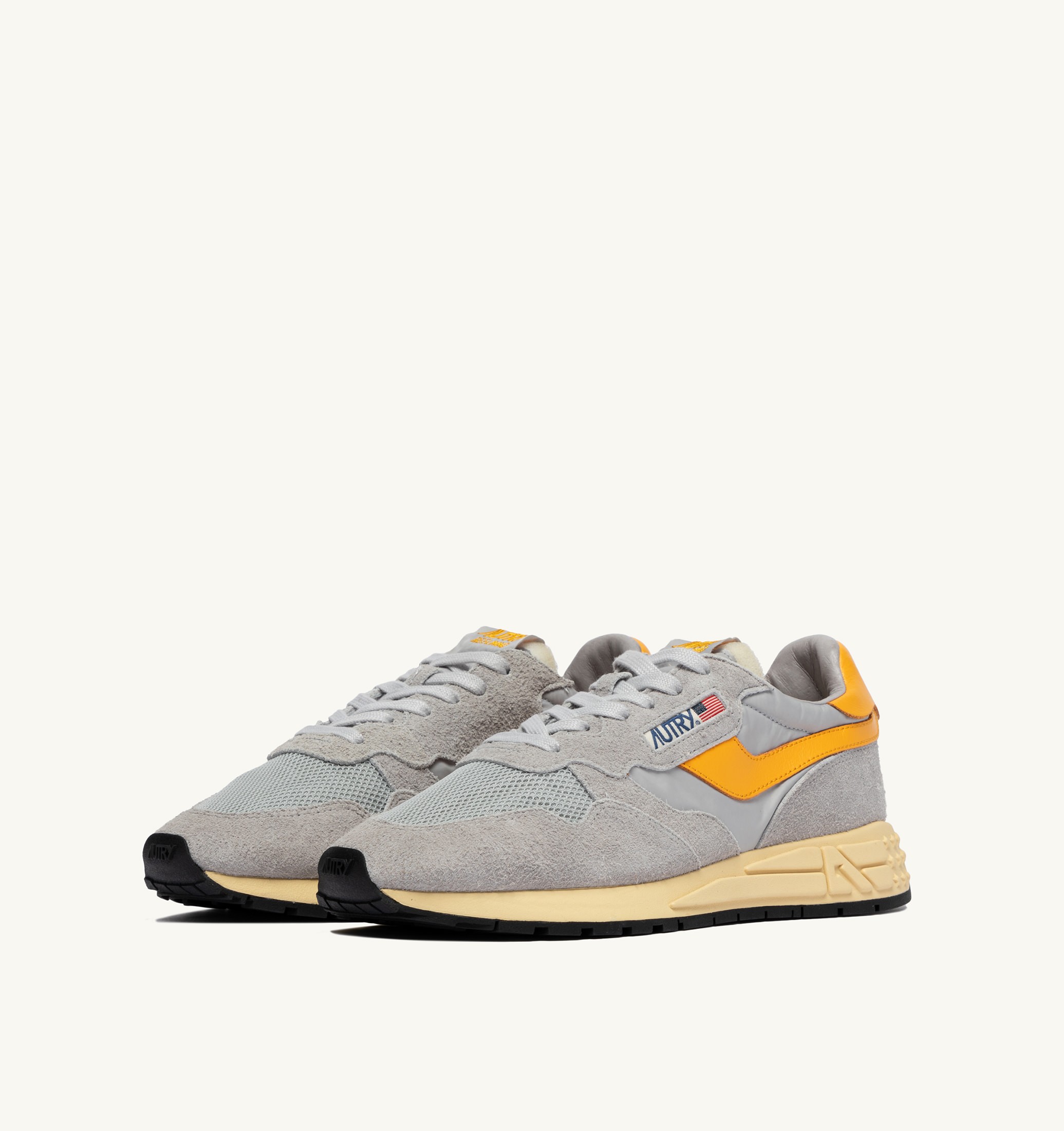 SNEAKERS REELWIND LOW IN NYLON E SUEDE VAPOR E BEESWAX