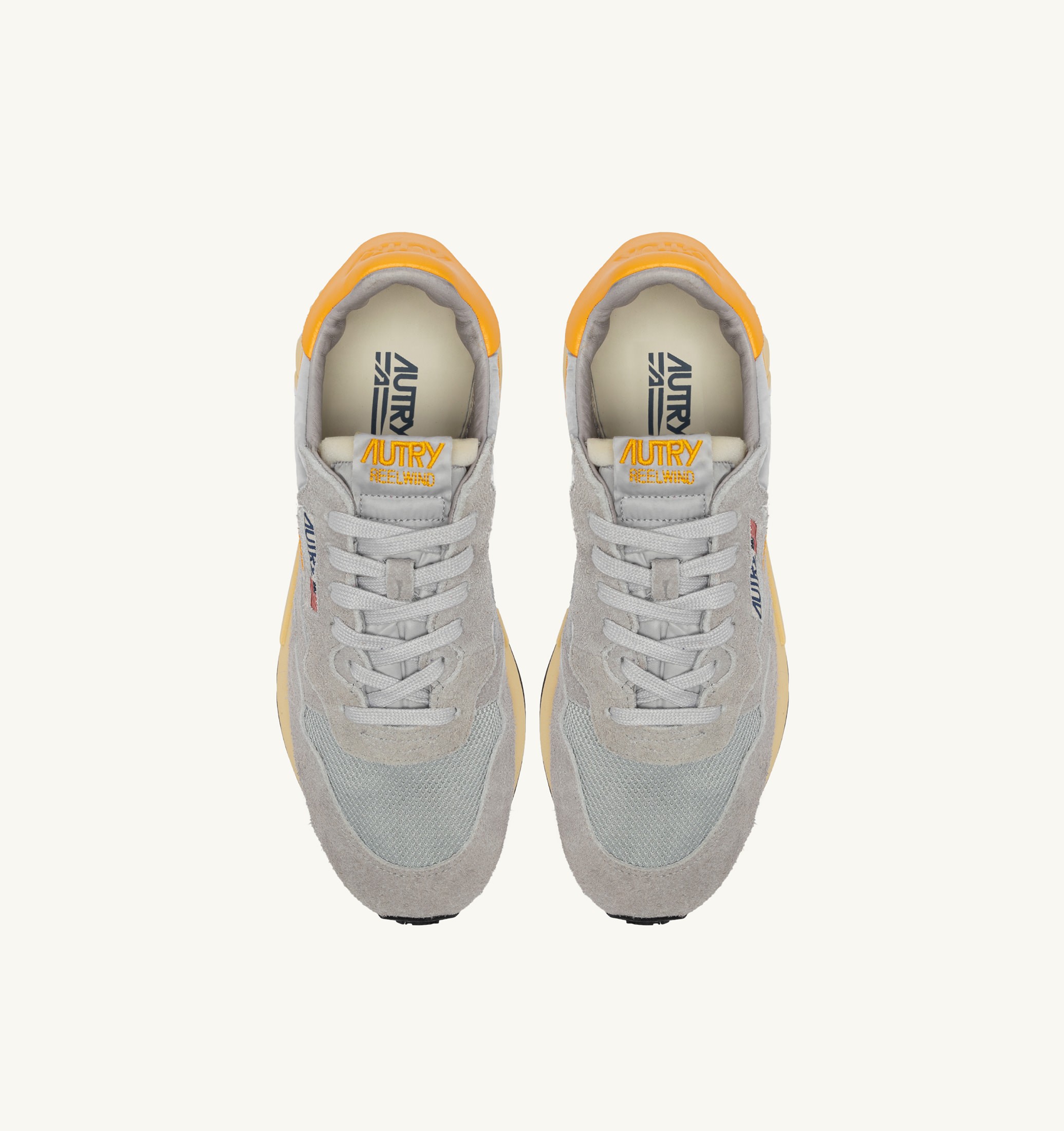 SNEAKERS REELWIND LOW IN NYLON E SUEDE VAPOR E BEESWAX