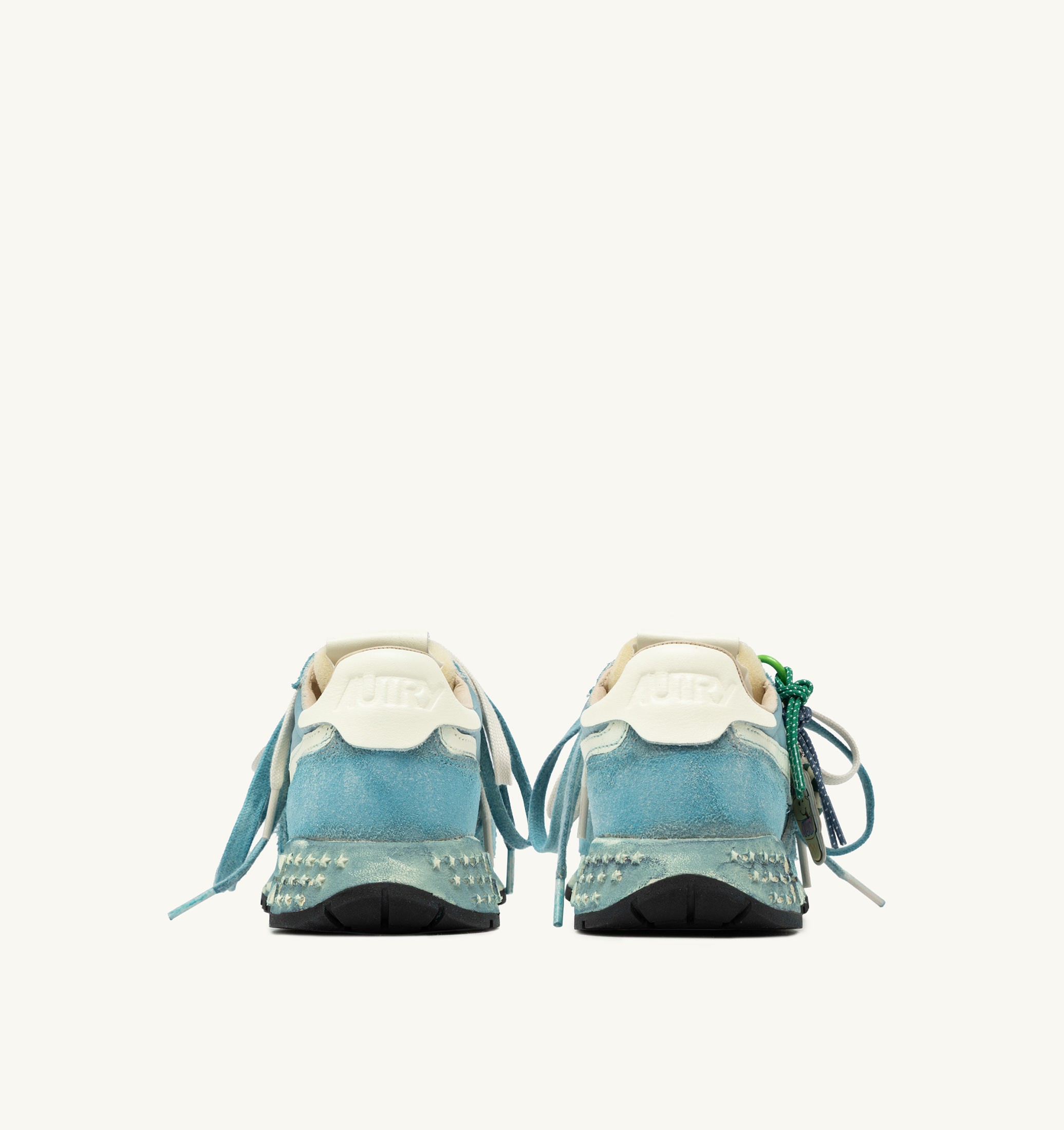 SNEAKERS REELWIND SUPER VINTAGE IN SUEDE E NYLON BIANCO E SPACE