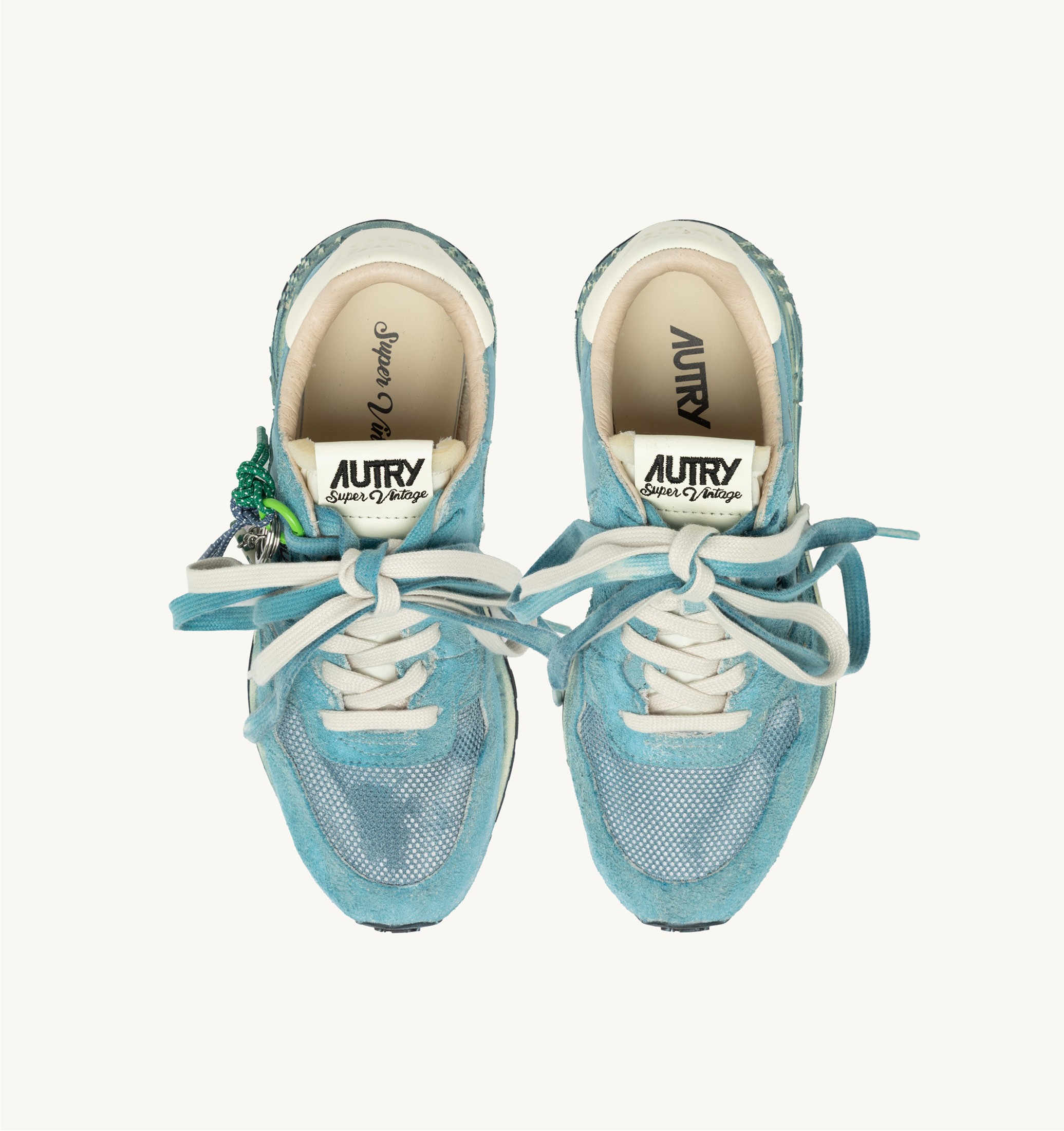 SNEAKERS REELWIND SUPER VINTAGE IN SUEDE E NYLON BIANCO E SPACE