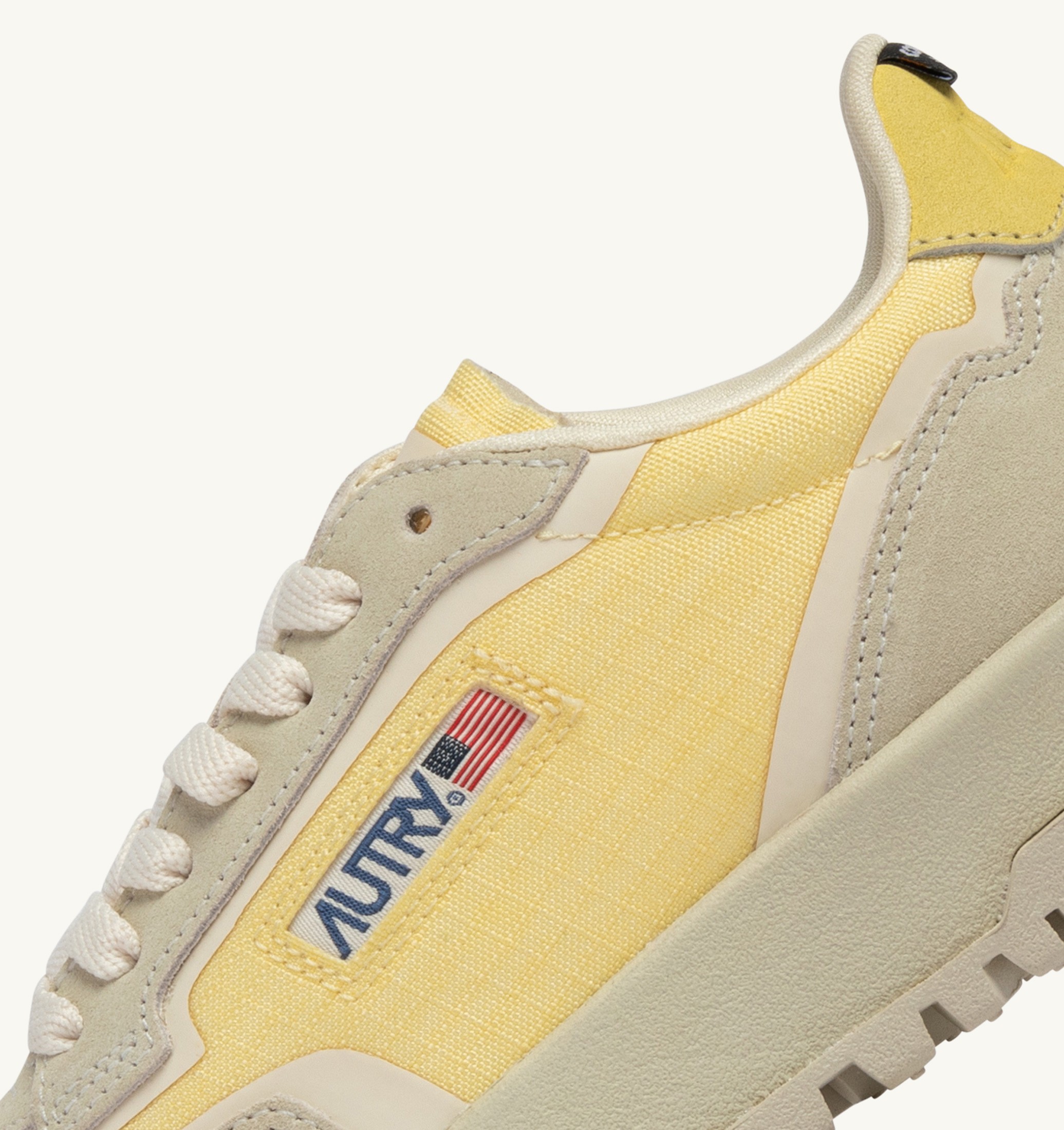 SNEAKERS WILDPACE LOW IN CORDURA E SUEDE BIANCO E LEMON MERINGUE