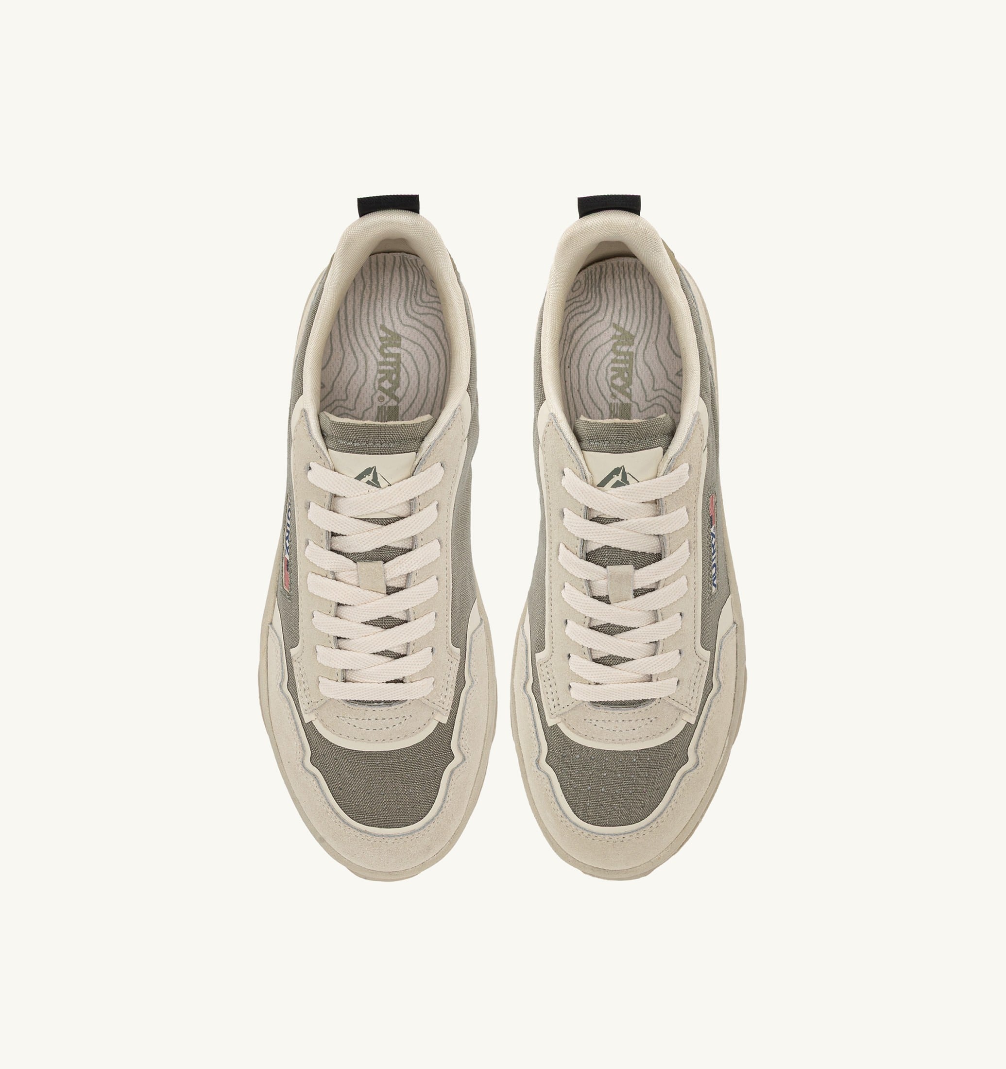 SNEAKERS WILDPACE LOW IN CORDURA E SUEDE ELM E BIANCO