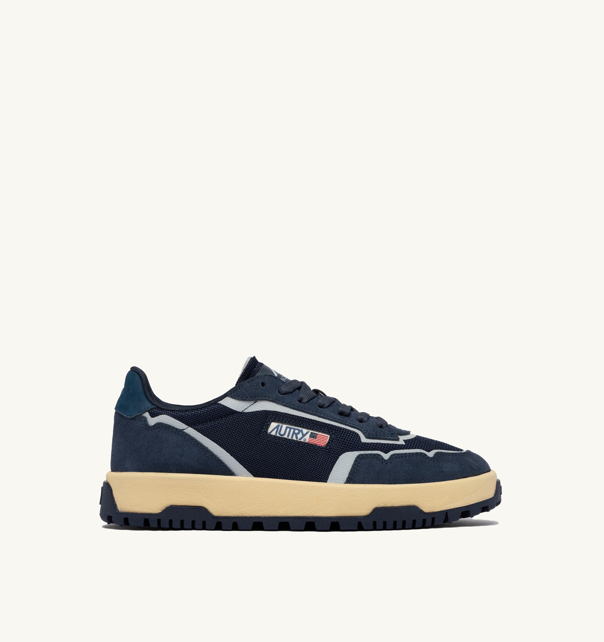 SNEAKERS WILDPACE LOW IN DRAGON MESH E SUEDE BLUETTE