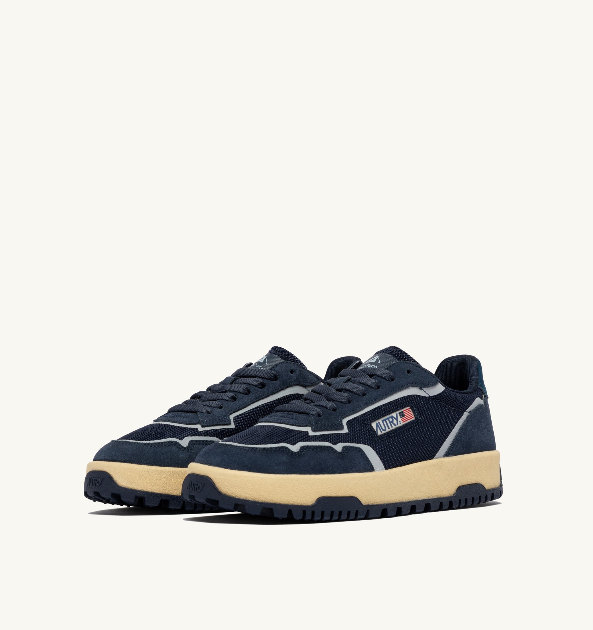 SNEAKERS WILDPACE LOW IN DRAGON MESH E SUEDE BLUETTE