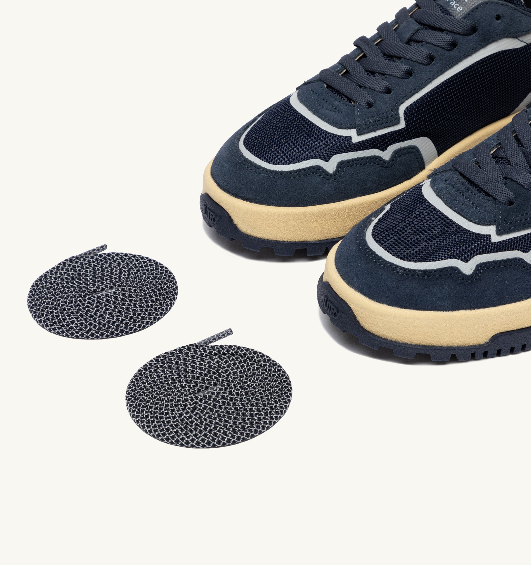 SNEAKERS WILDPACE LOW IN DRAGON MESH E SUEDE BLUETTE