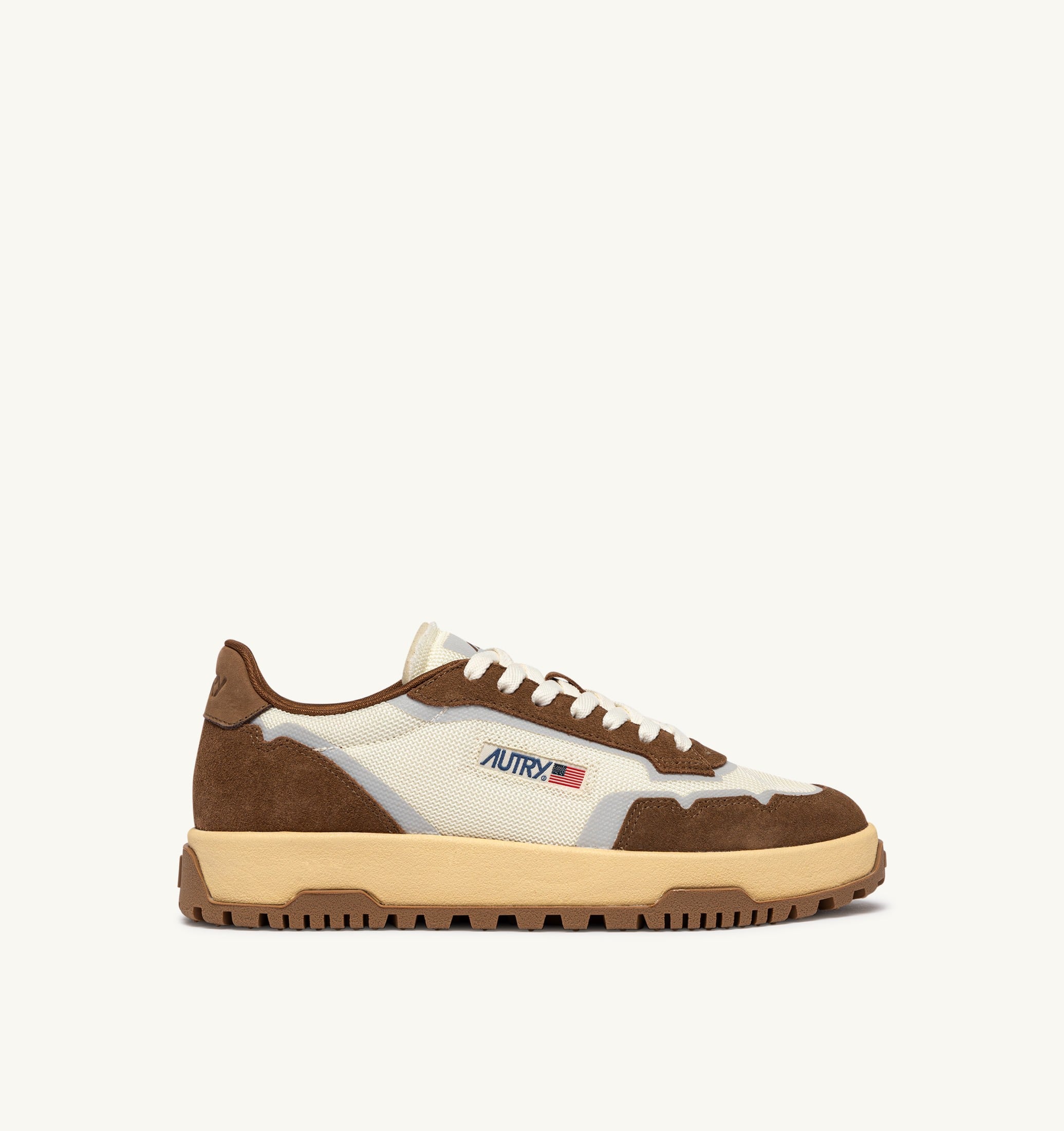 SNEAKERS WILDPACE LOW IN DRAGON MESH E SUEDE MARSHMALLOW E SIGARO