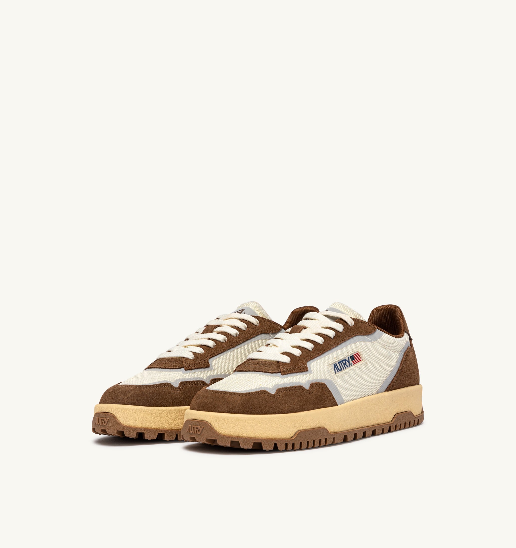 SNEAKERS WILDPACE LOW IN DRAGON MESH E SUEDE MARSHMALLOW E SIGARO
