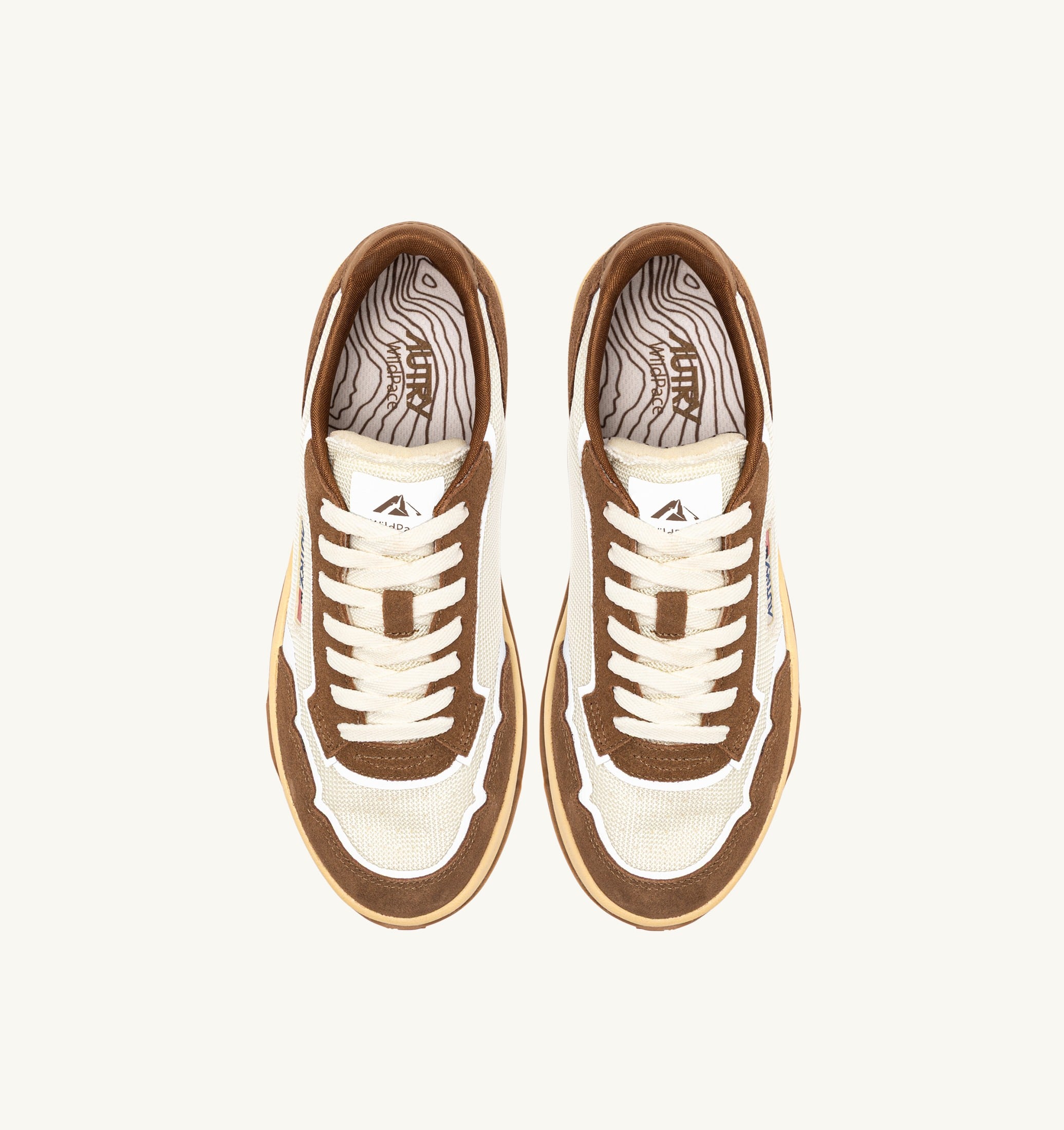 SNEAKERS WILDPACE LOW IN DRAGON MESH E SUEDE MARSHMALLOW E SIGARO