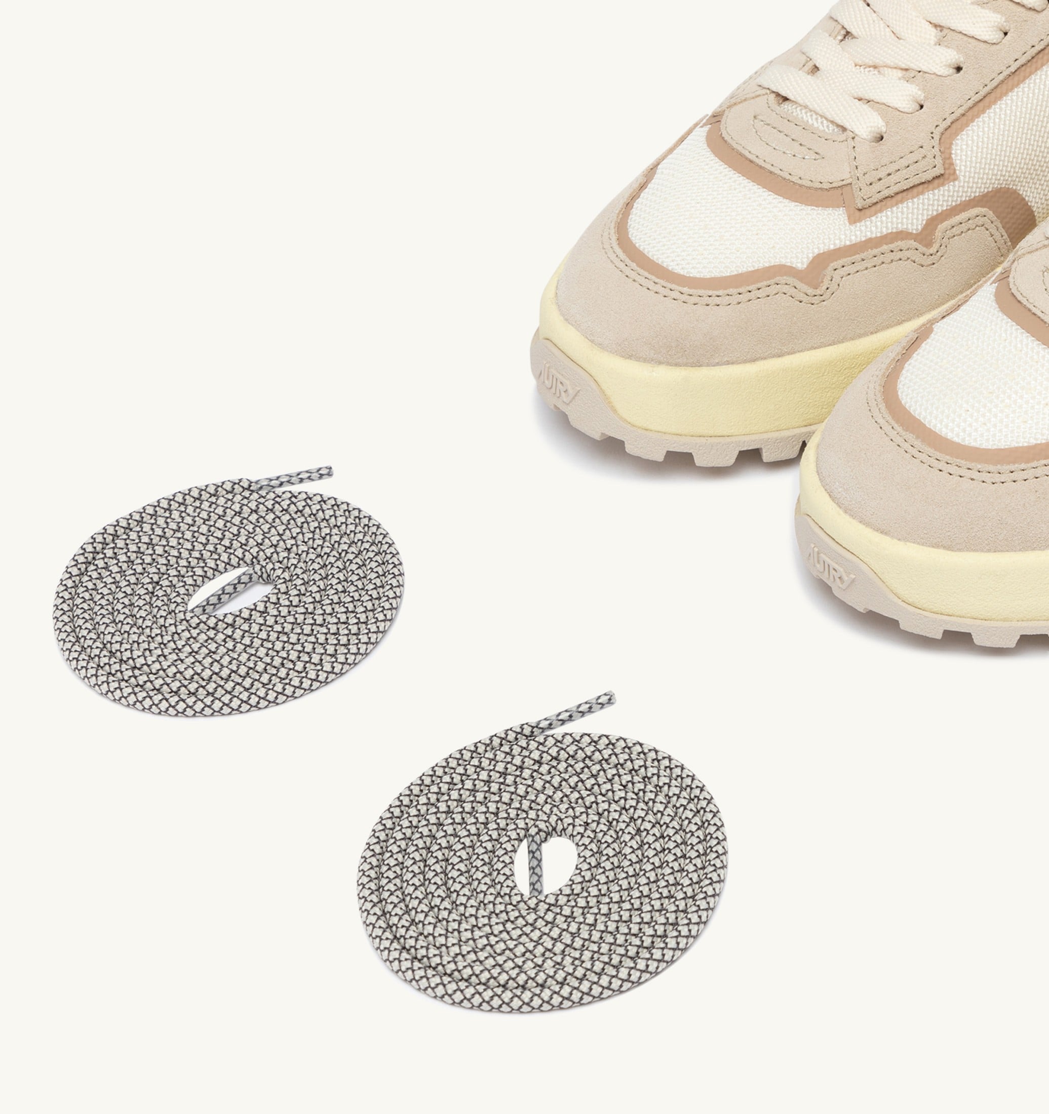 SNEAKERS WILDPACE LOW IN DRAGON MESH E SUEDE WHISPER WHITE E SAND