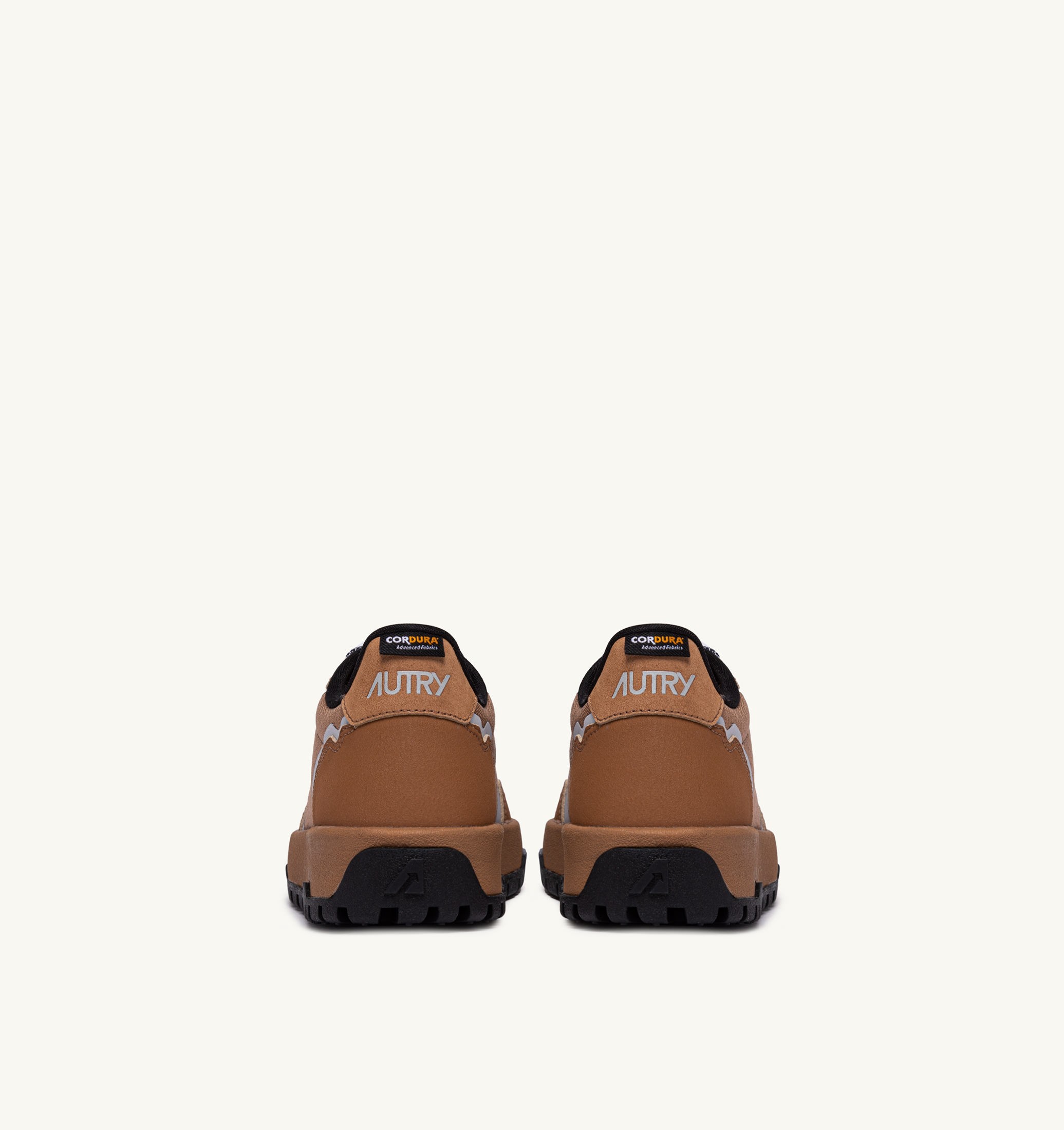 SNEAKERS WILDPACE LOW IN NYLON RIPSTOP E PELLE BROWN SUGAR E REFLEX