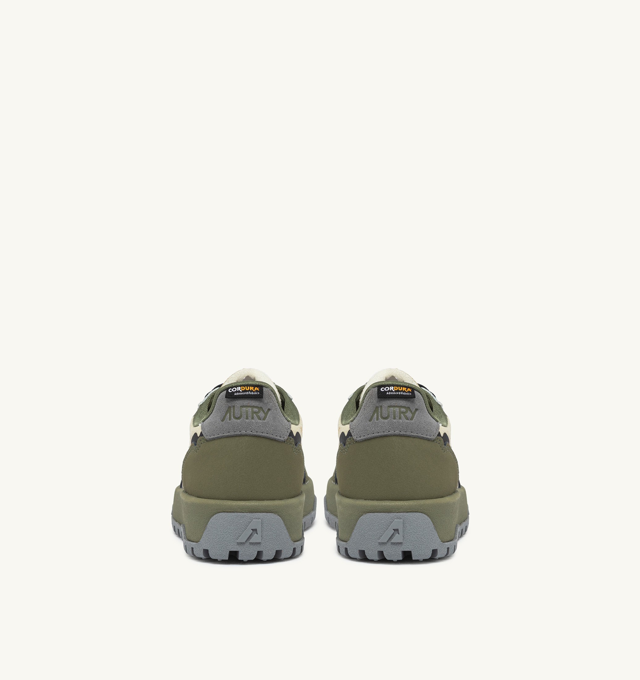 SNEAKERS WILDPACE LOW IN NYLON RIPSTOP E PELLE CASTLE WALL E TITANIUM