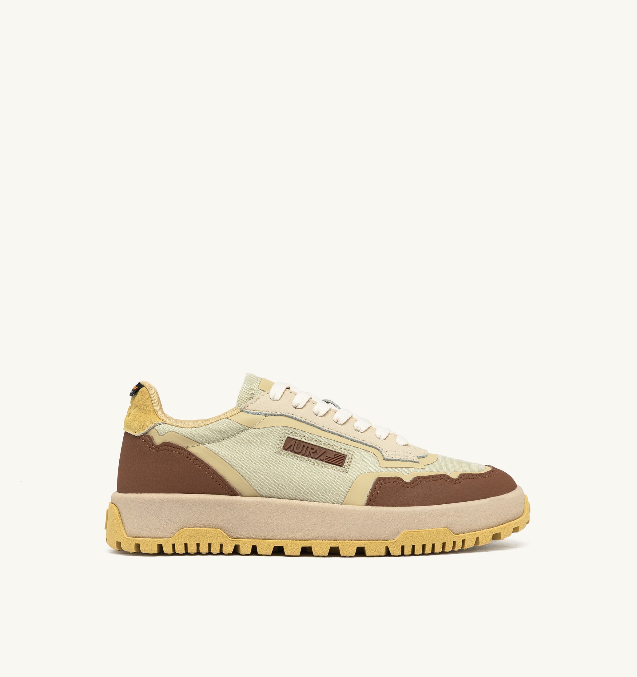 SNEAKERS WILDPACE LOW IN NYLON RIPSTOP E PELLE FOG E THRUSH