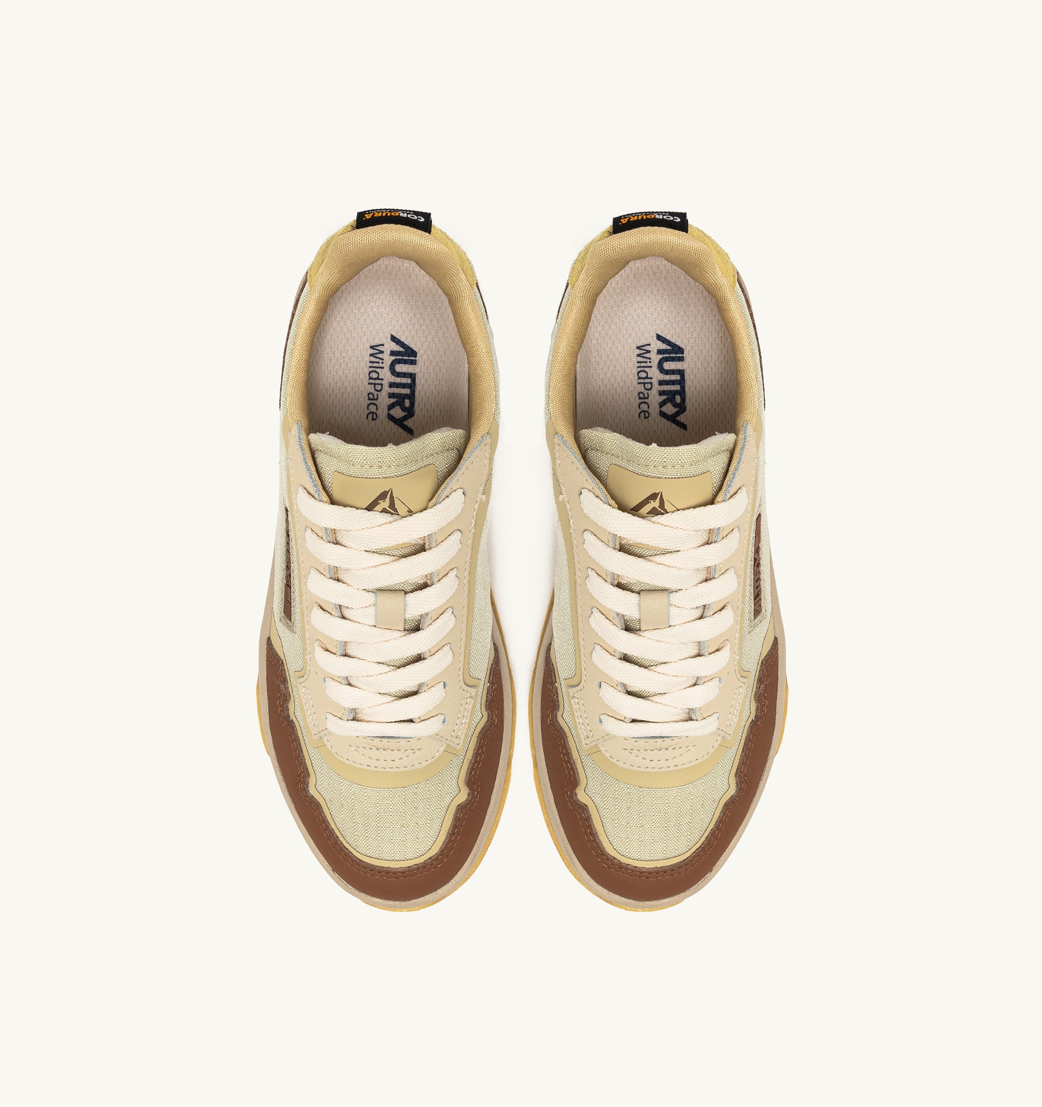 SNEAKERS WILDPACE LOW IN NYLON RIPSTOP E PELLE FOG E THRUSH