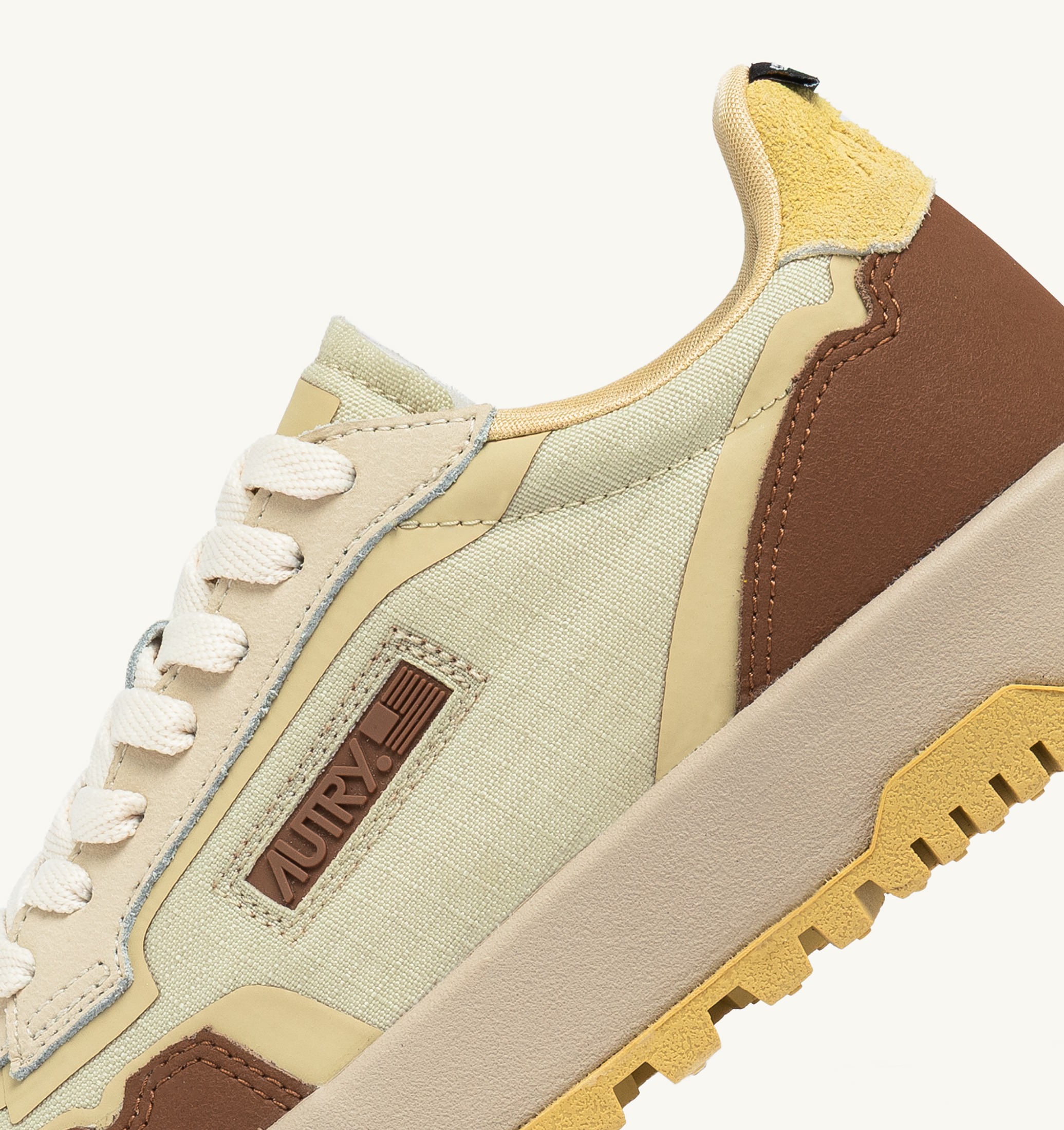 SNEAKERS WILDPACE LOW IN NYLON RIPSTOP E PELLE FOG E THRUSH