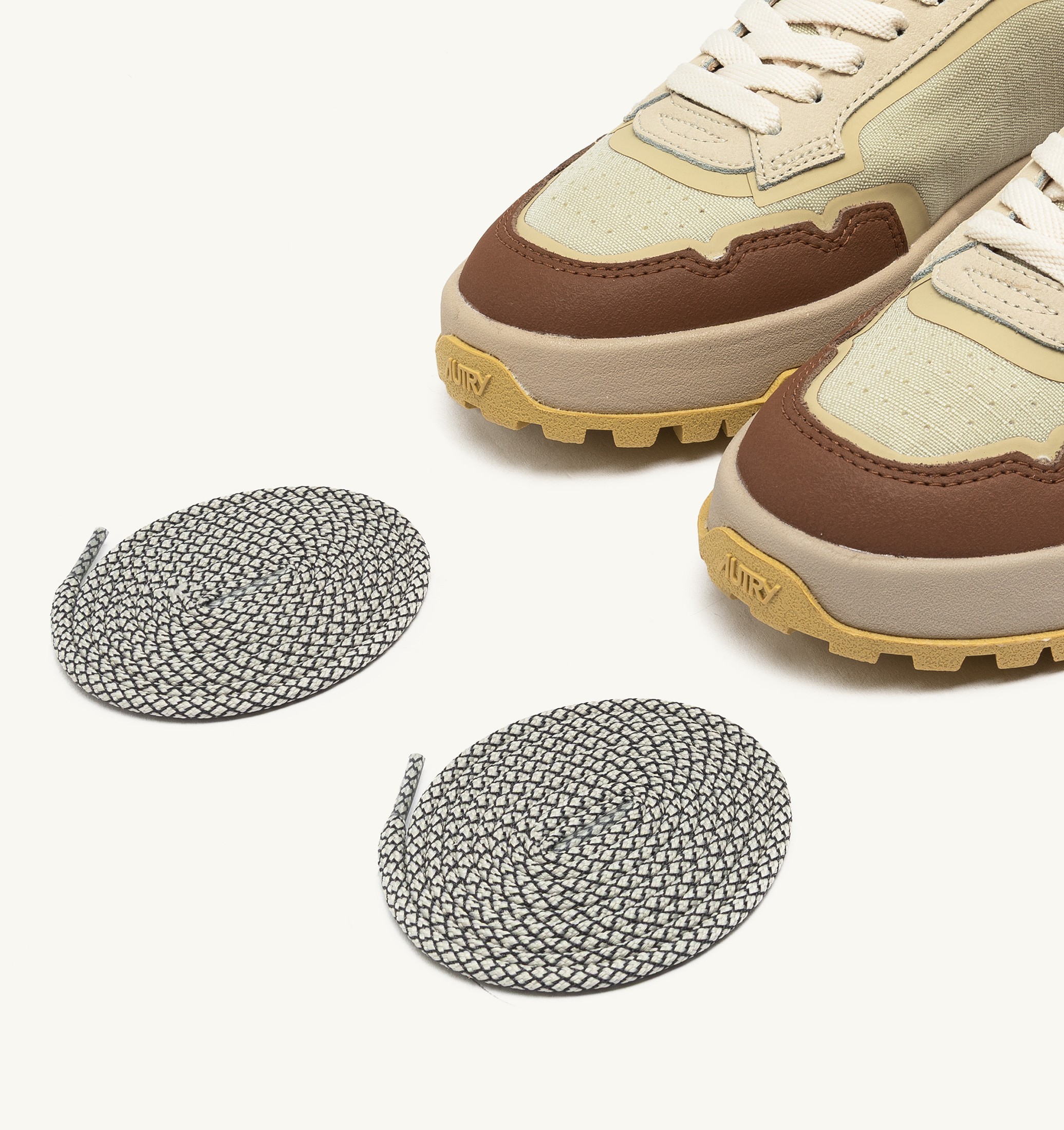SNEAKERS WILDPACE LOW IN NYLON RIPSTOP E PELLE FOG E THRUSH