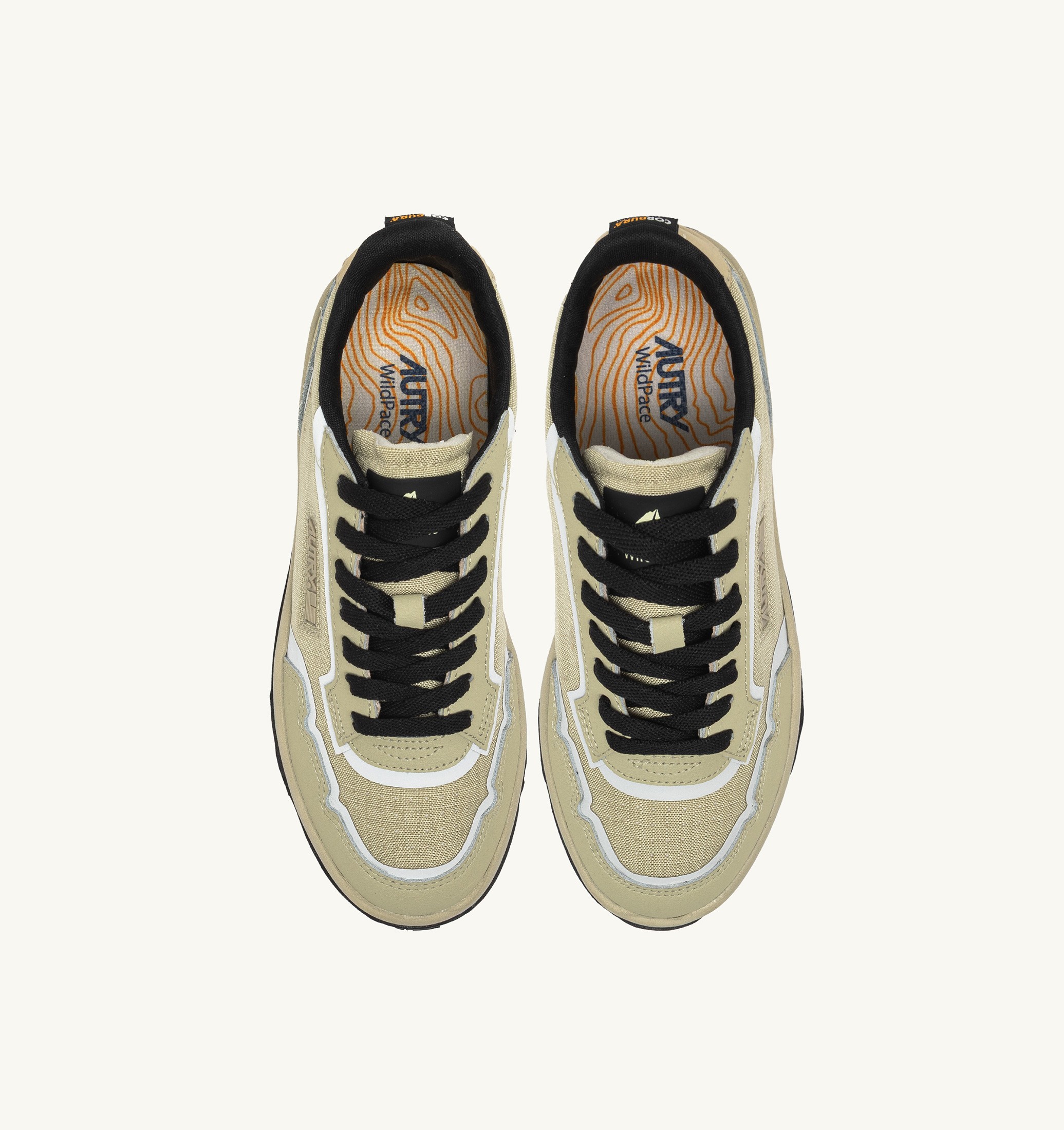 SNEAKERS WILDPACE LOW IN NYLON RIPSTOP E PELLE TIDAL FOAM E REFLEX