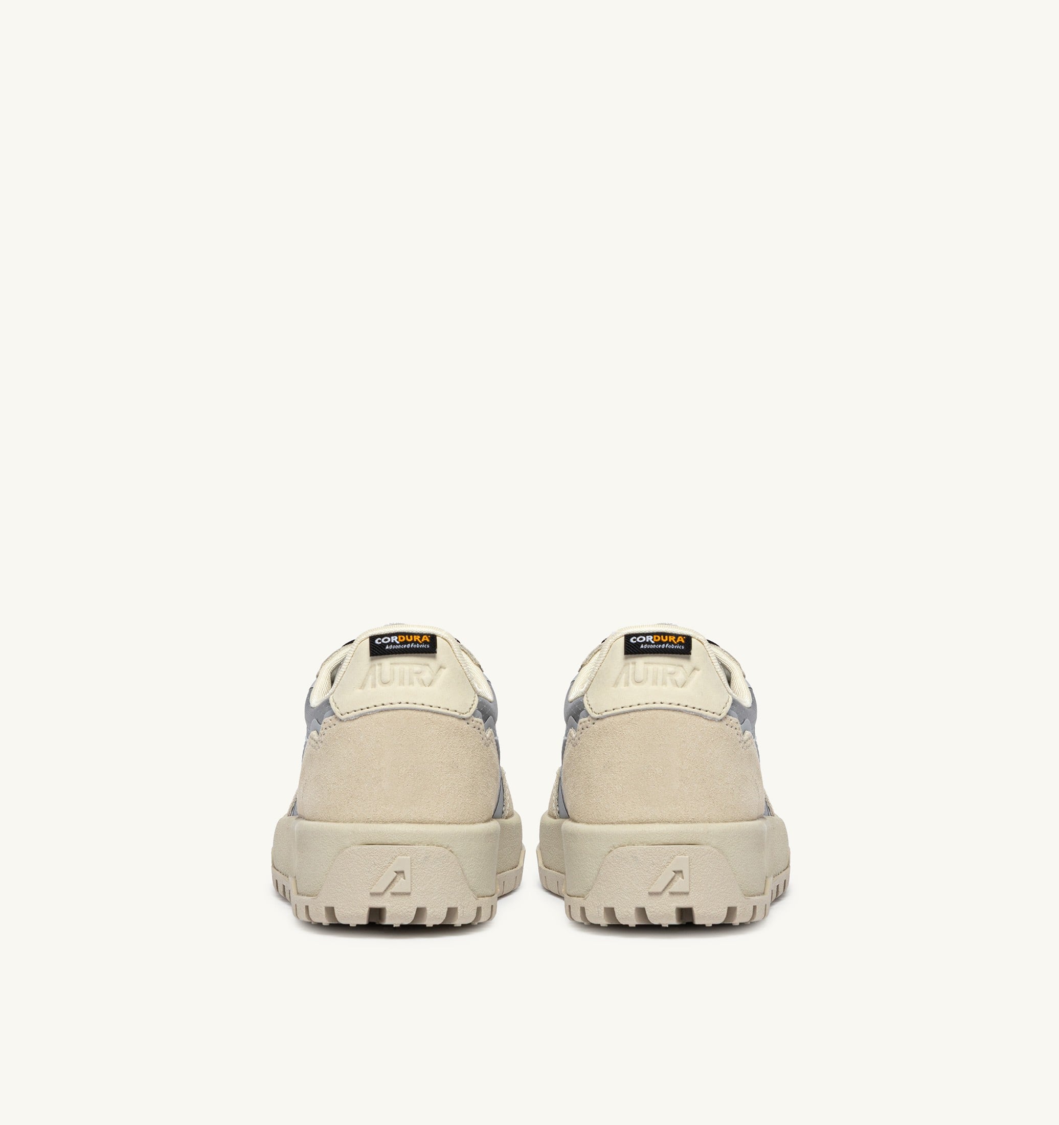 SNEAKERS WILDPACE LOW IN TESSUTO E SUEDE BIANCO E ARGENTO